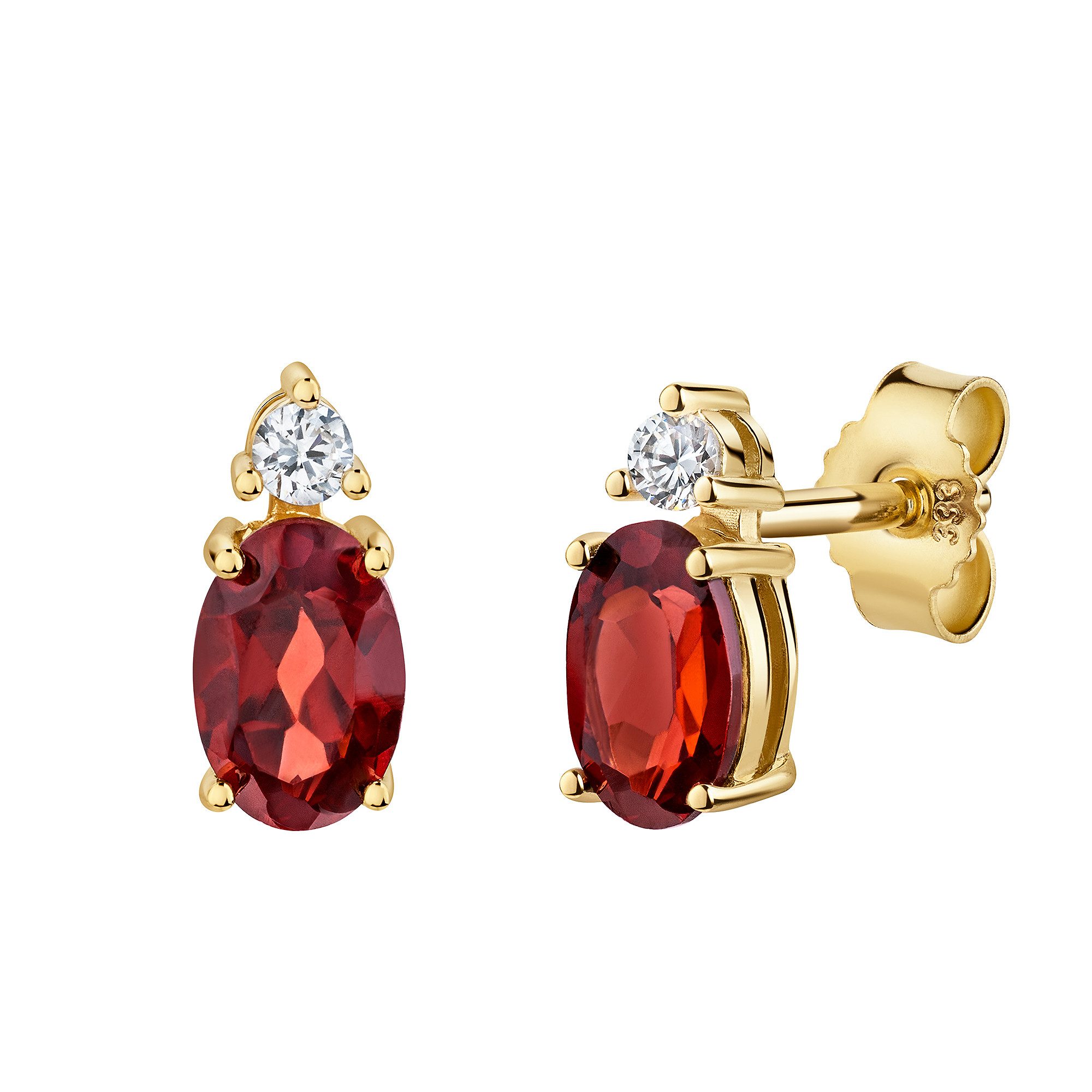 Paar Ohrstecker Schmuck Geschenk Gold 333 Ohrschmuck Ohrringe