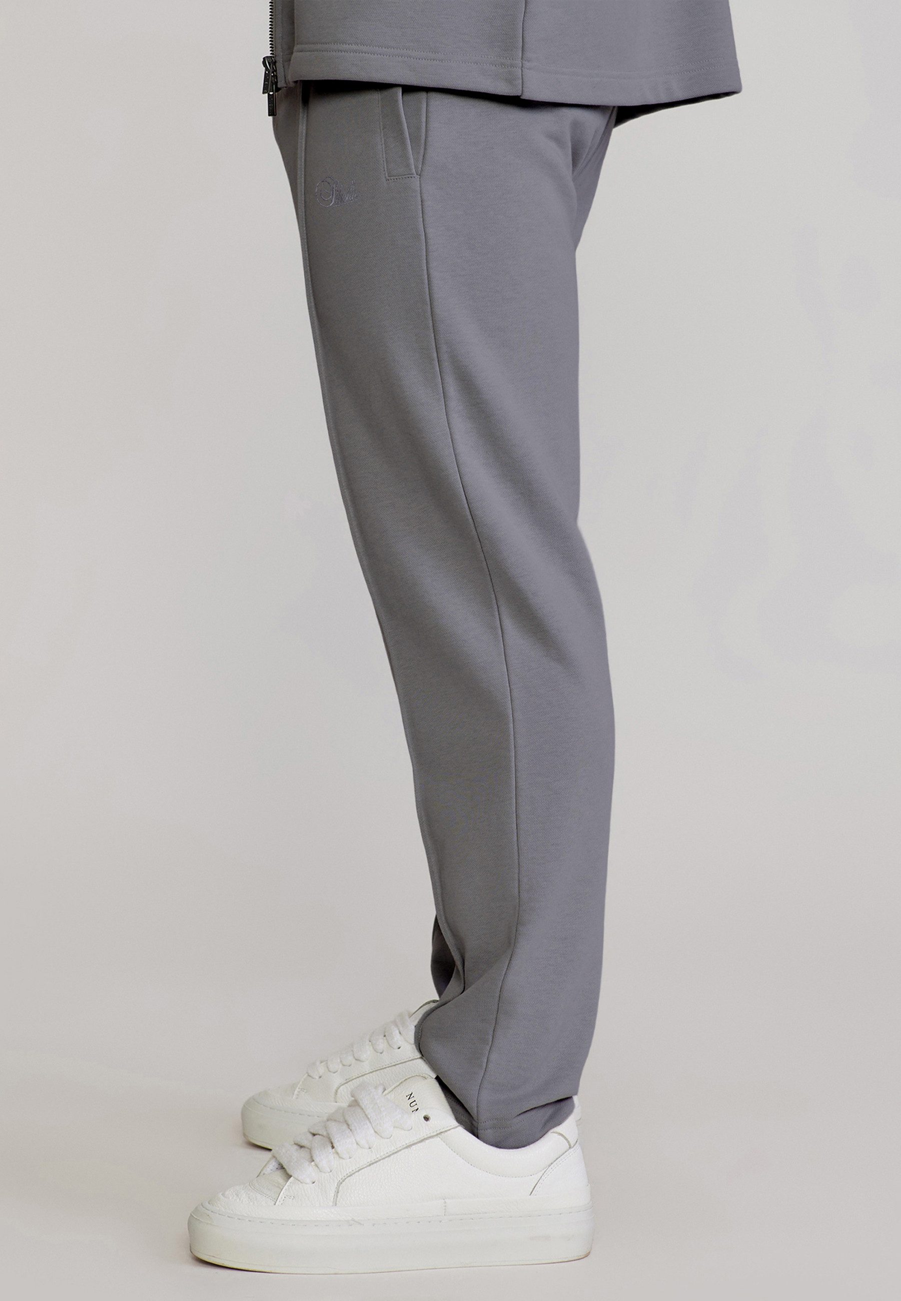 Siksilk Jogger Pants SikSilk Herren Dunkelgraue Smart Jogginghose