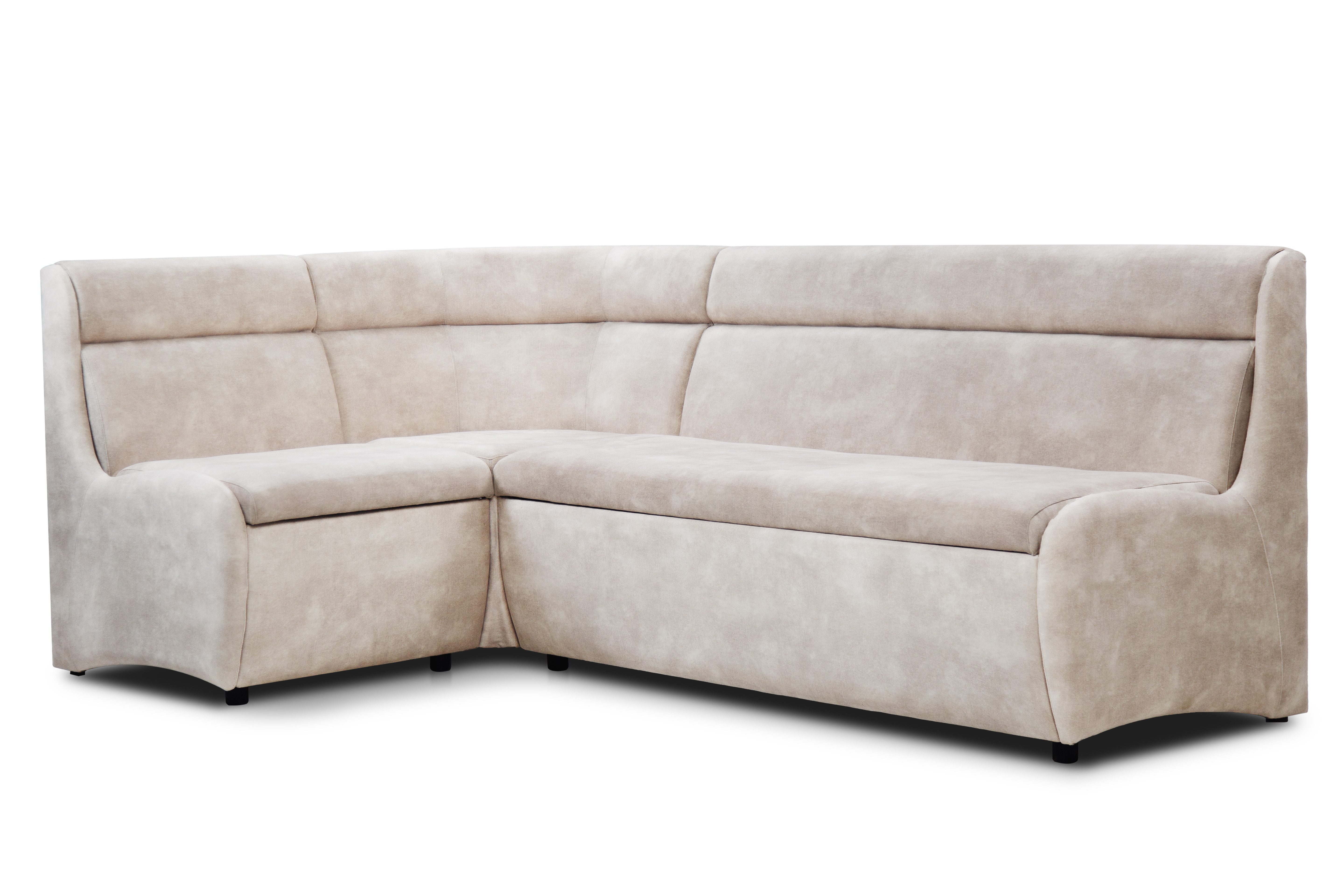 Rodnik Eckbank 215 x 132 cm mit Stauraum Vesta, Schenkel wechselbar, Premium-Polsterstoff