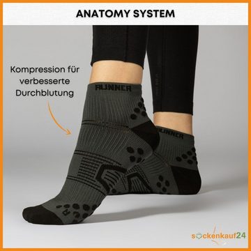 sockenkauf24 Laufsocken low Cut Sportsocken für Herren & Damen Laufsocken Kurz (3-Paar) Atmungsaktive Running Socks 50202P WP