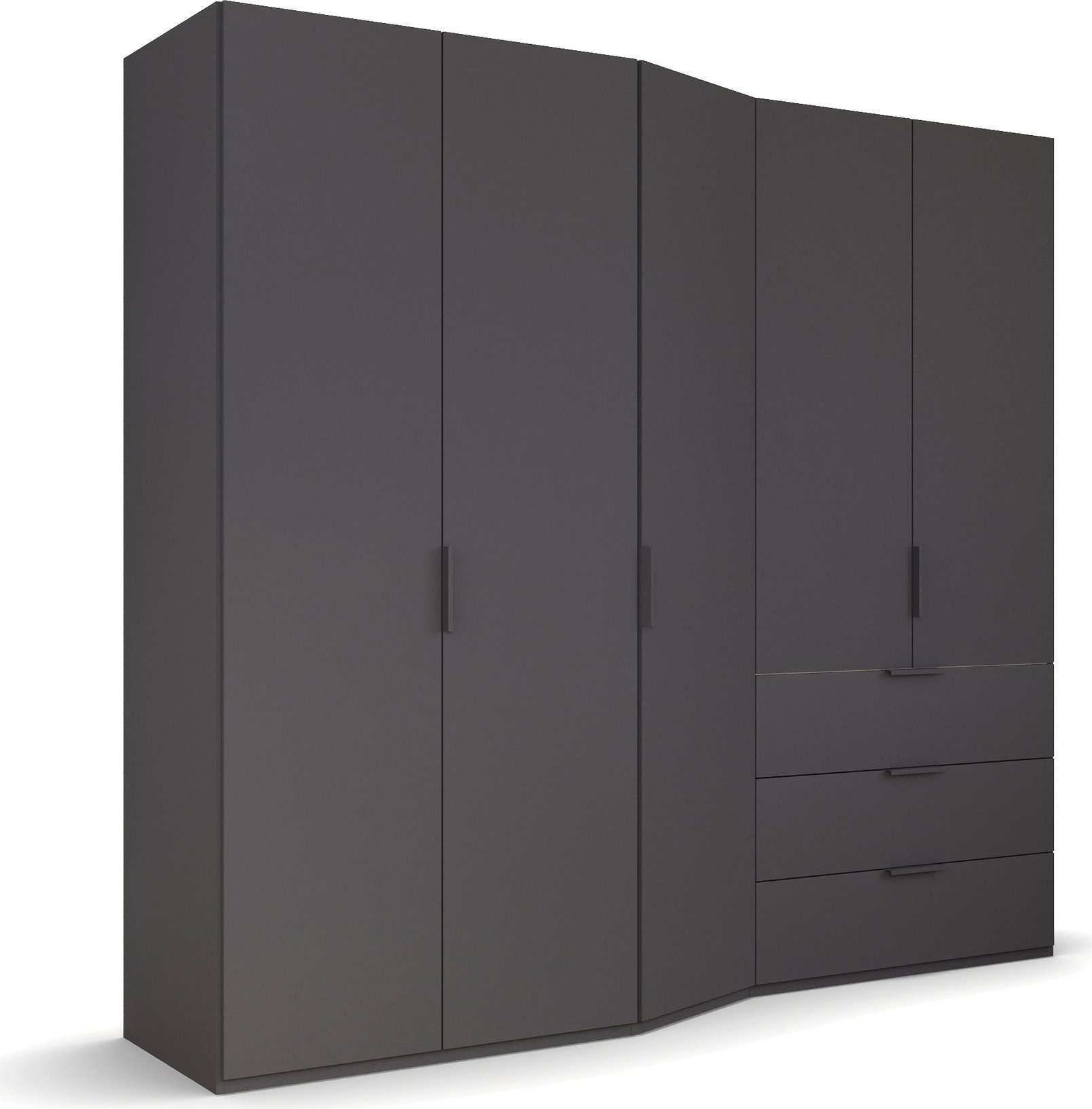 Drehtürenschrank Kleiderschrank Schrank Garderobe Wäscheschrank WAVE