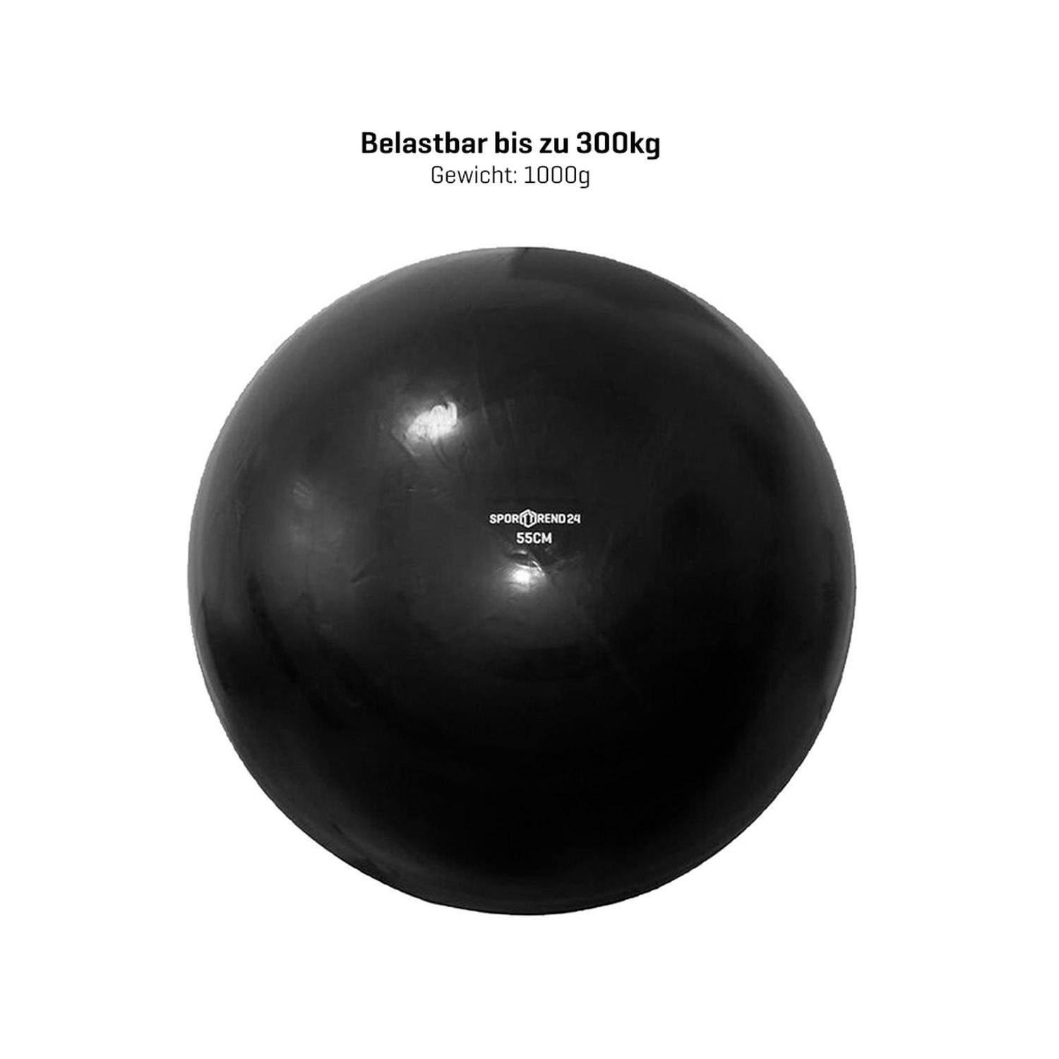 Sporttrend Blasebalg inkl, 24 Gymnastikball 55cm