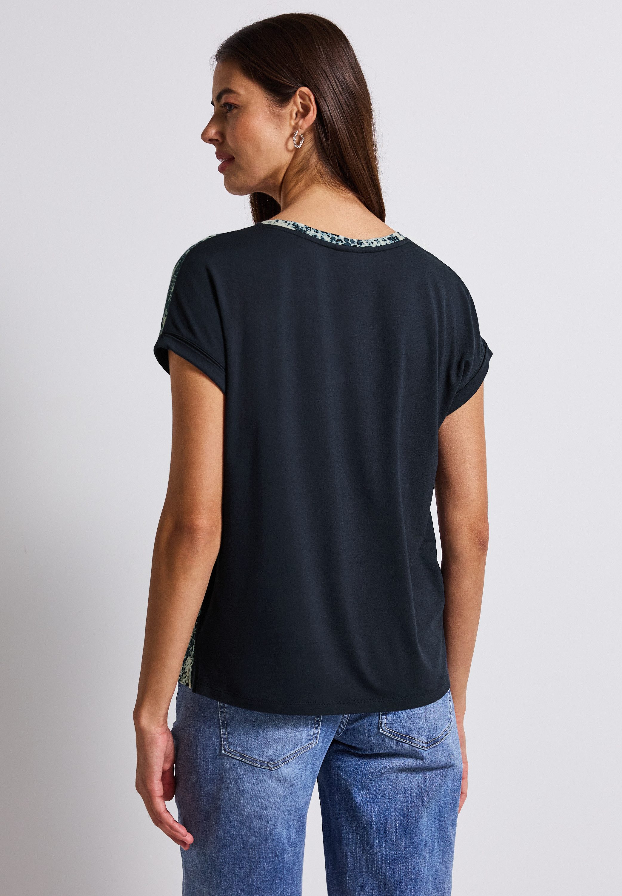 STREET ONE T-Shirt aus softem Materialmix – Bild 3 von 5