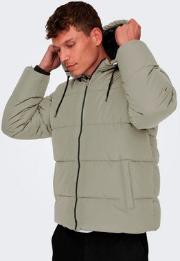 ONLY & SONS Steppjacke ONSMARLON LIFE HOOD PUFFER JACKET OTW VD