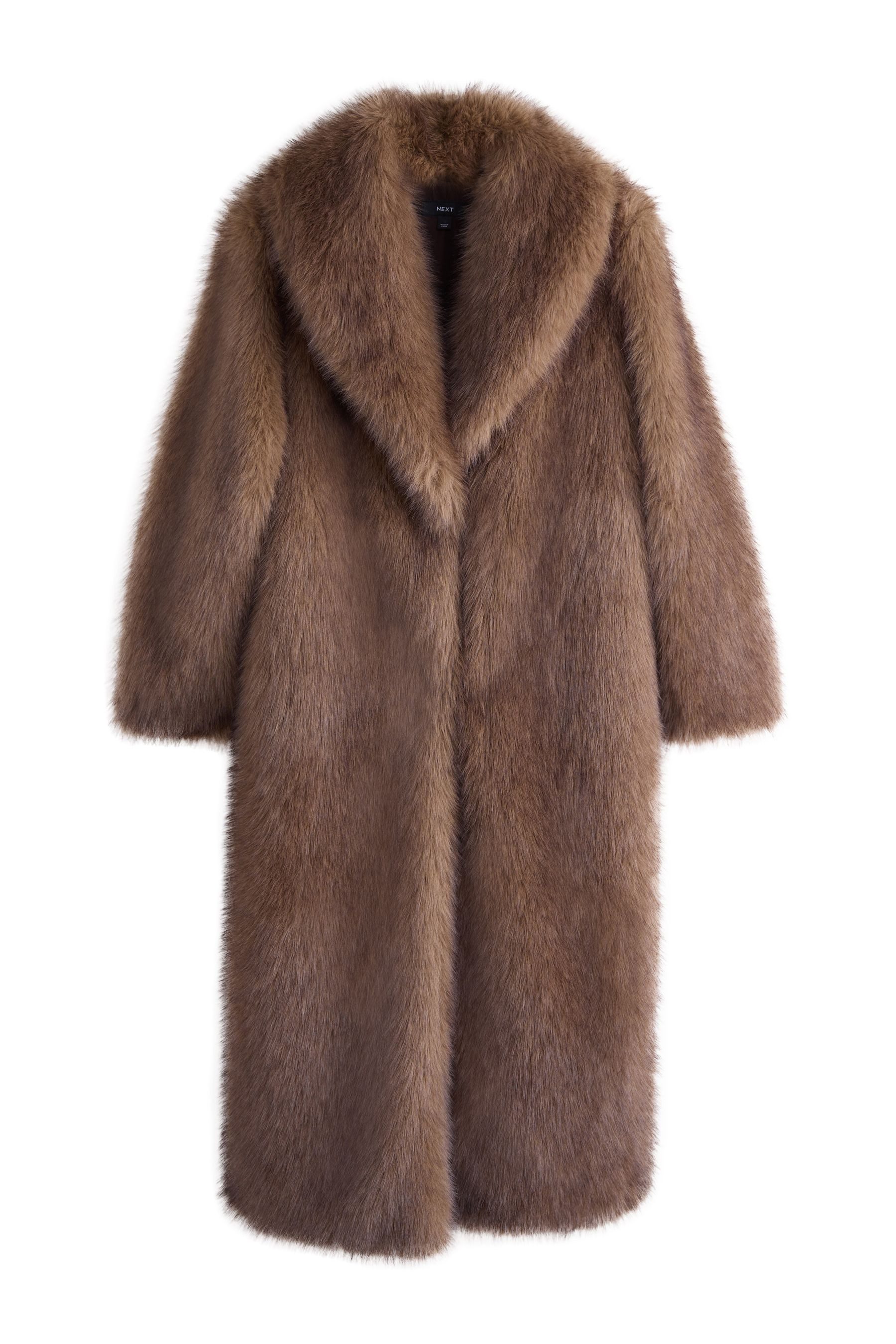 Next Fellimitatmantel Langer Mantel aus Kunstfell günstig online kaufen