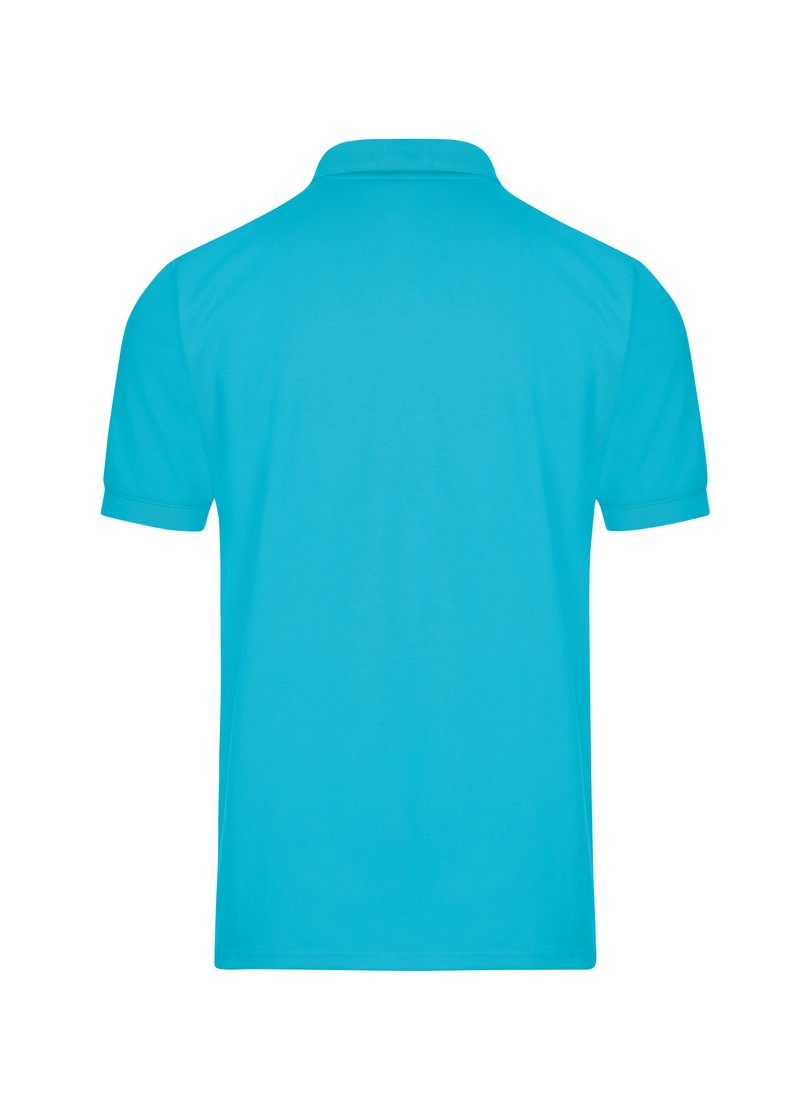 Trigema Poloshirt TRIGEMA in Piqué-Qualität azur Poloshirt