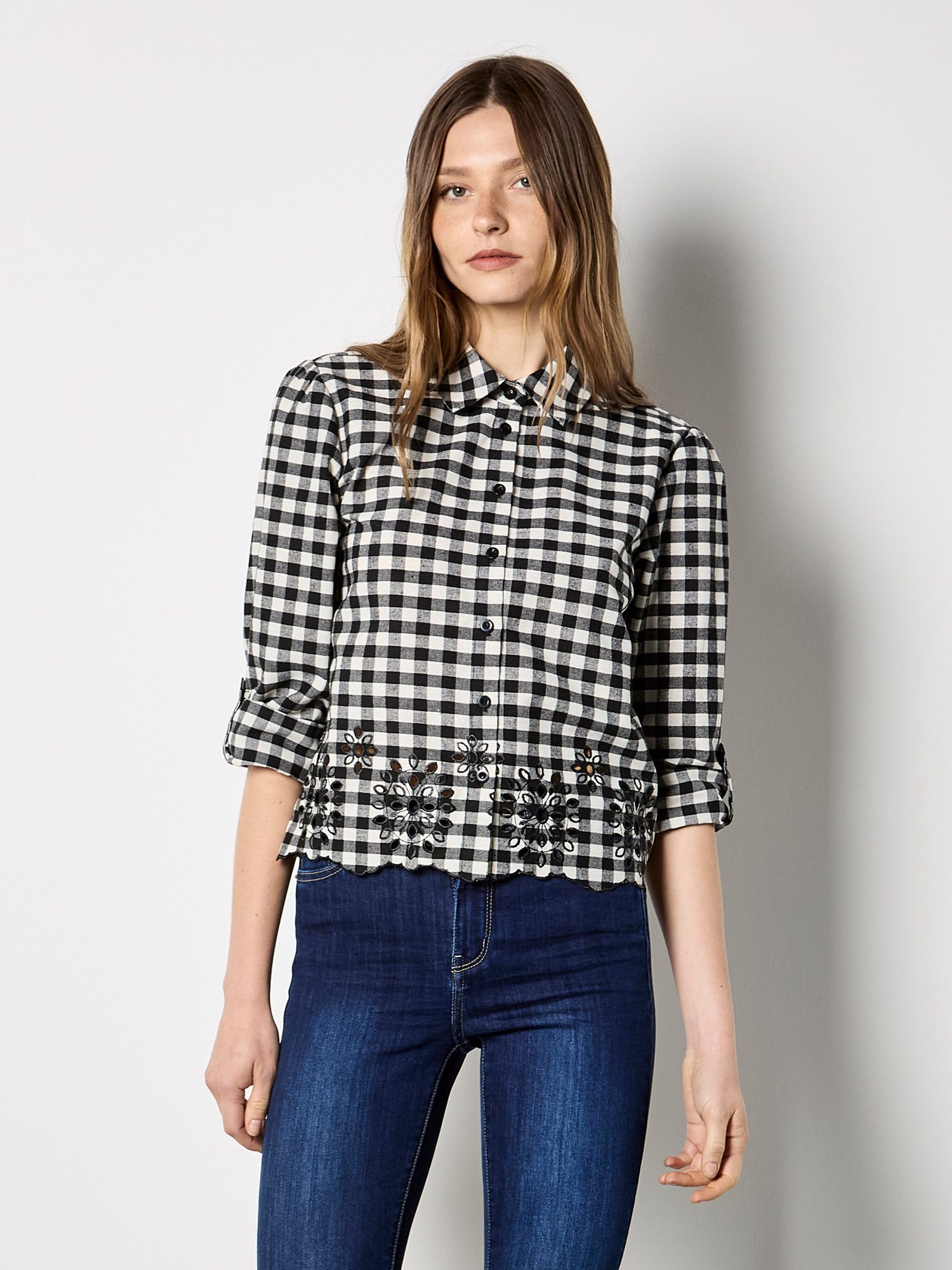 Karobluse Gingham-Hemd