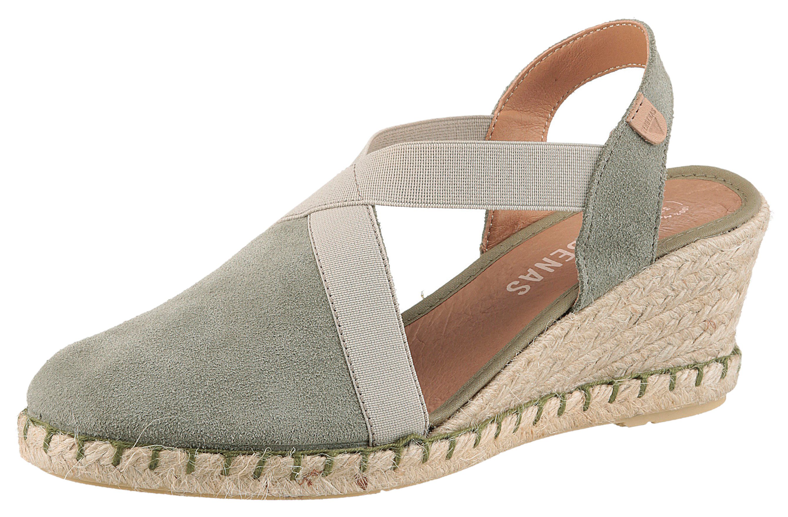 VERBENAS Milena Serraje Keilsandalette, Sommerschuh, Riemchensandale, günstig online kaufen