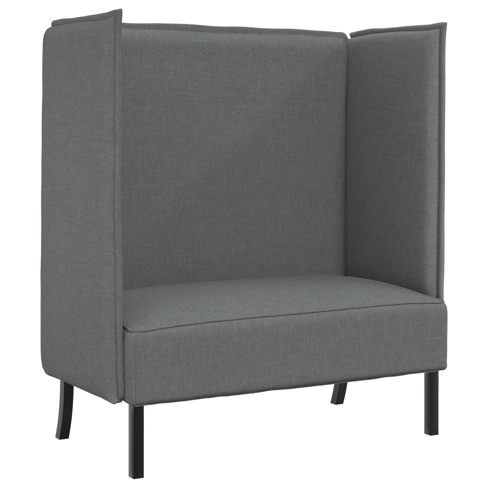 vidaXL Sofa Hochlehnersofa Dunkelgrau 109x56x121 cm günstig online kaufen