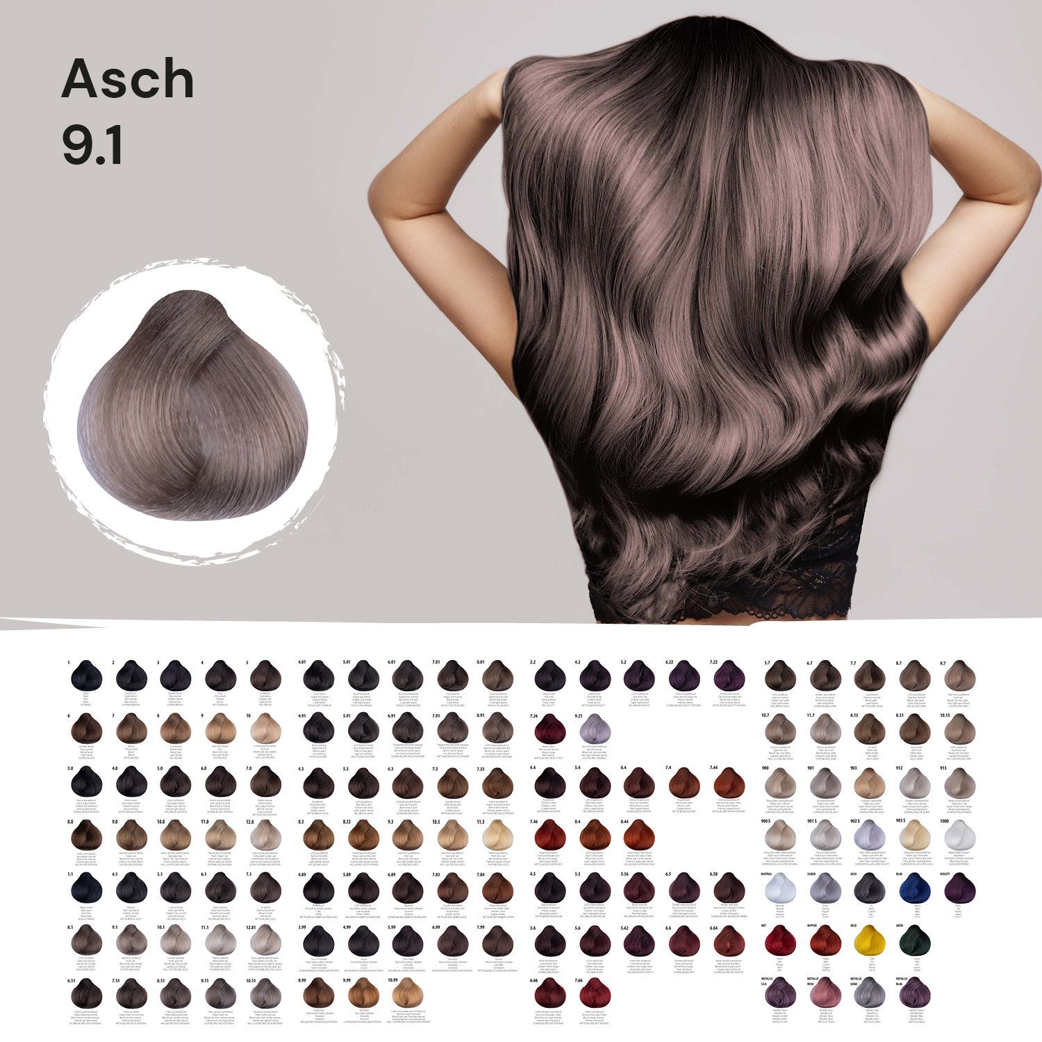 Femmas Premium Haarfarbe Femmas Hair Color, 1-tlg., Profi-Qualität