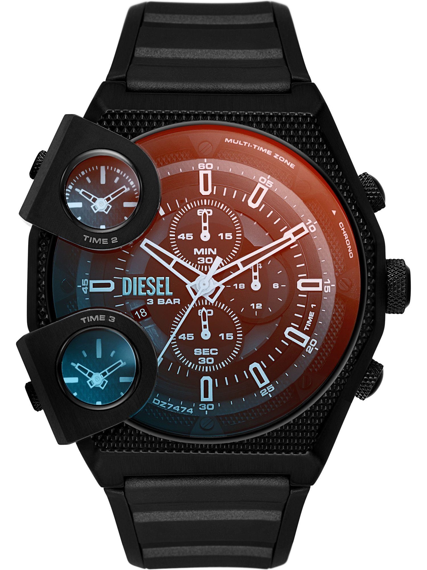 Chronograph Diesel Herren-Uhren Analog Quarz