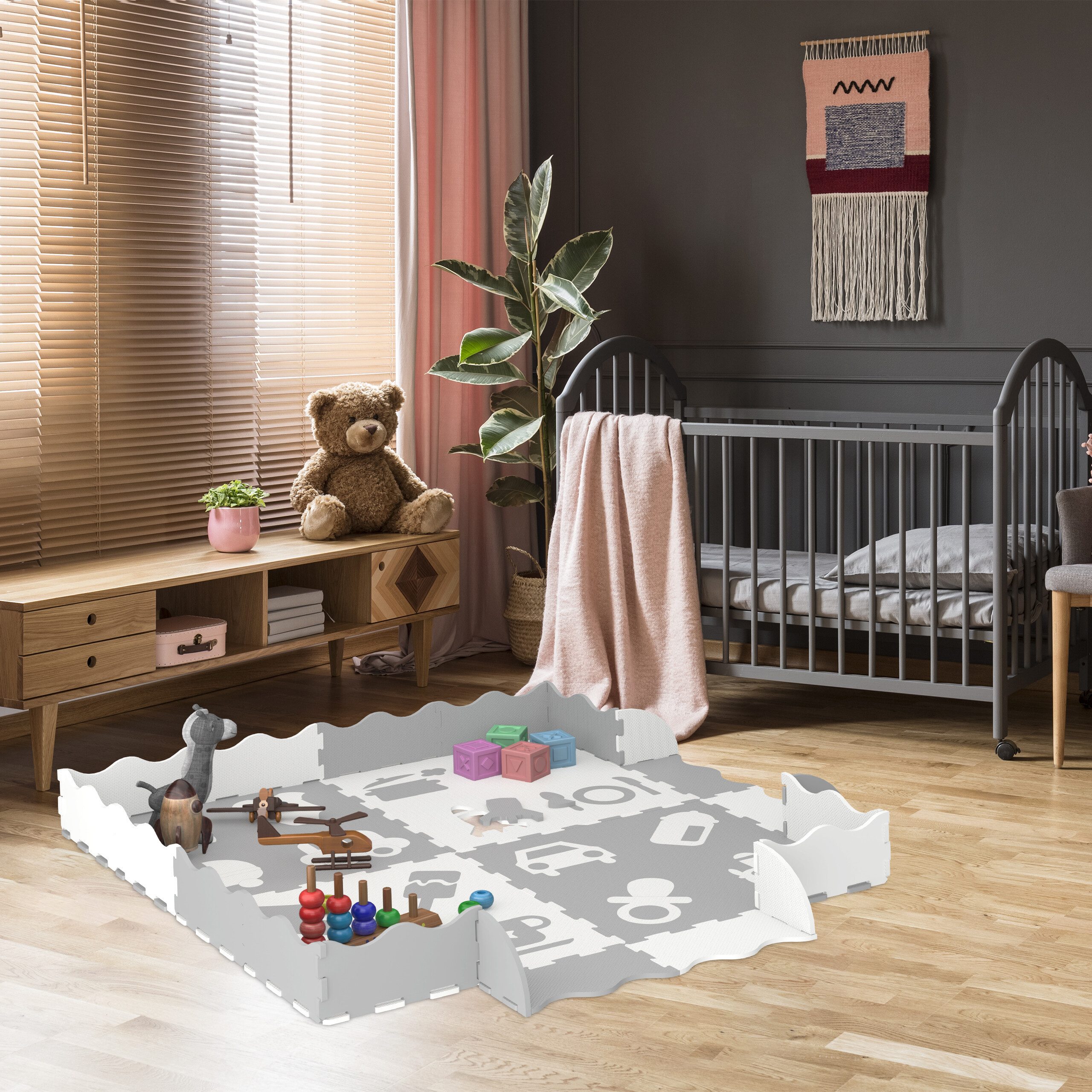 relaxdays Spielmatte Puzzlematte Symbole günstig online kaufen