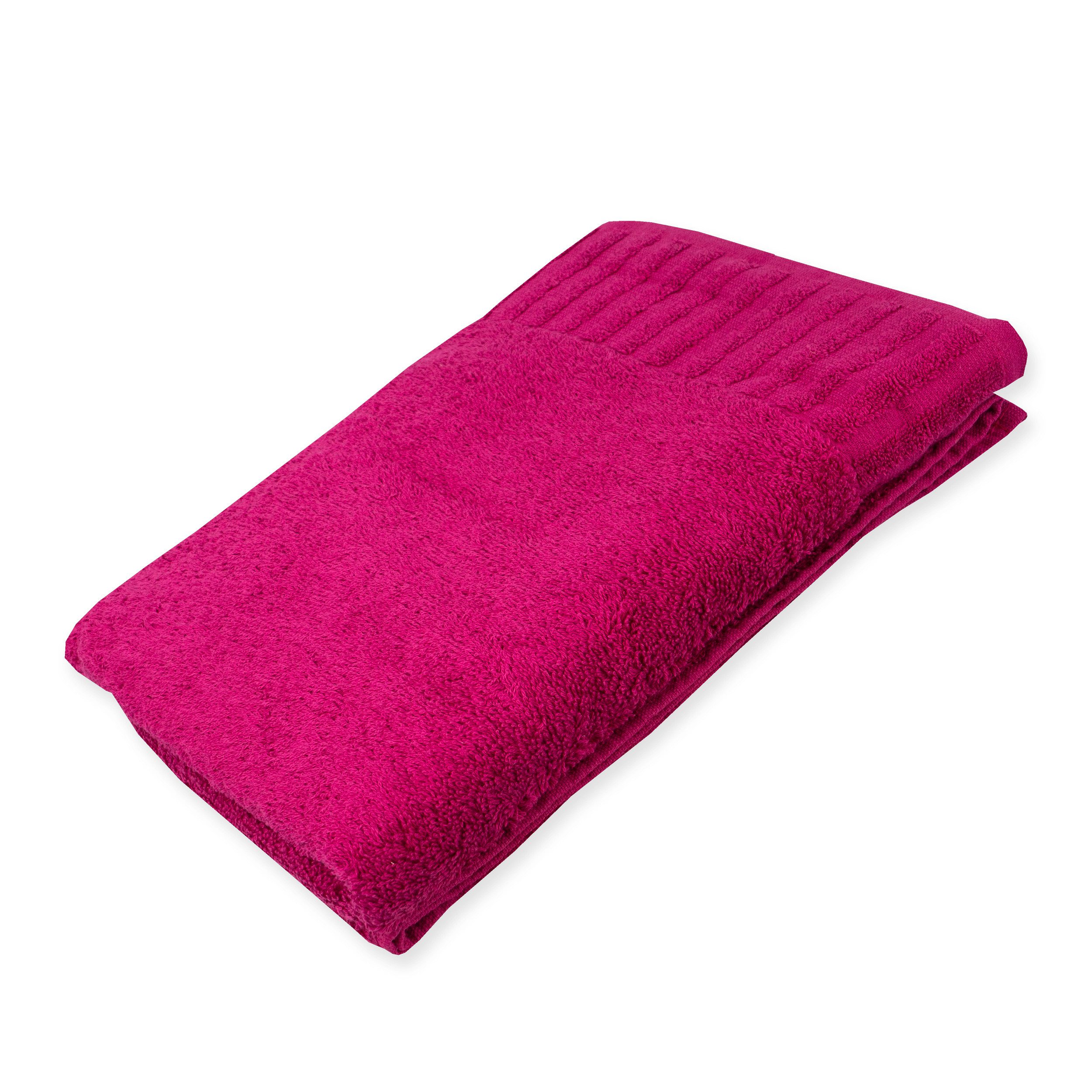 Casa Colori Duschtuch Uni, Frottier (1-St), günstig online kaufen