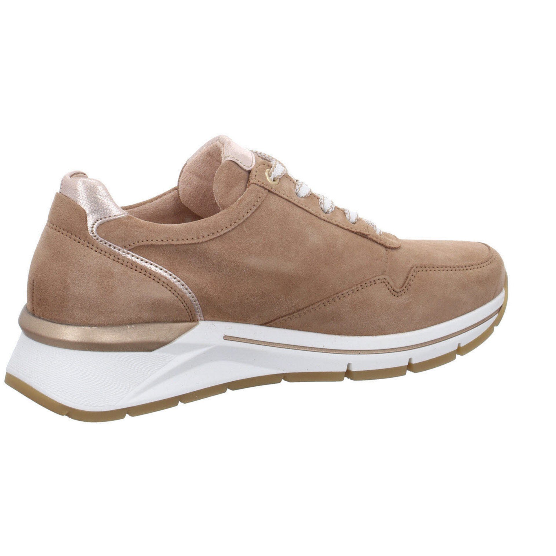 Sneaker Davos Sneaker sand/muschel Gabor (gold) Veloursleder Sneaker Schuhe Damen