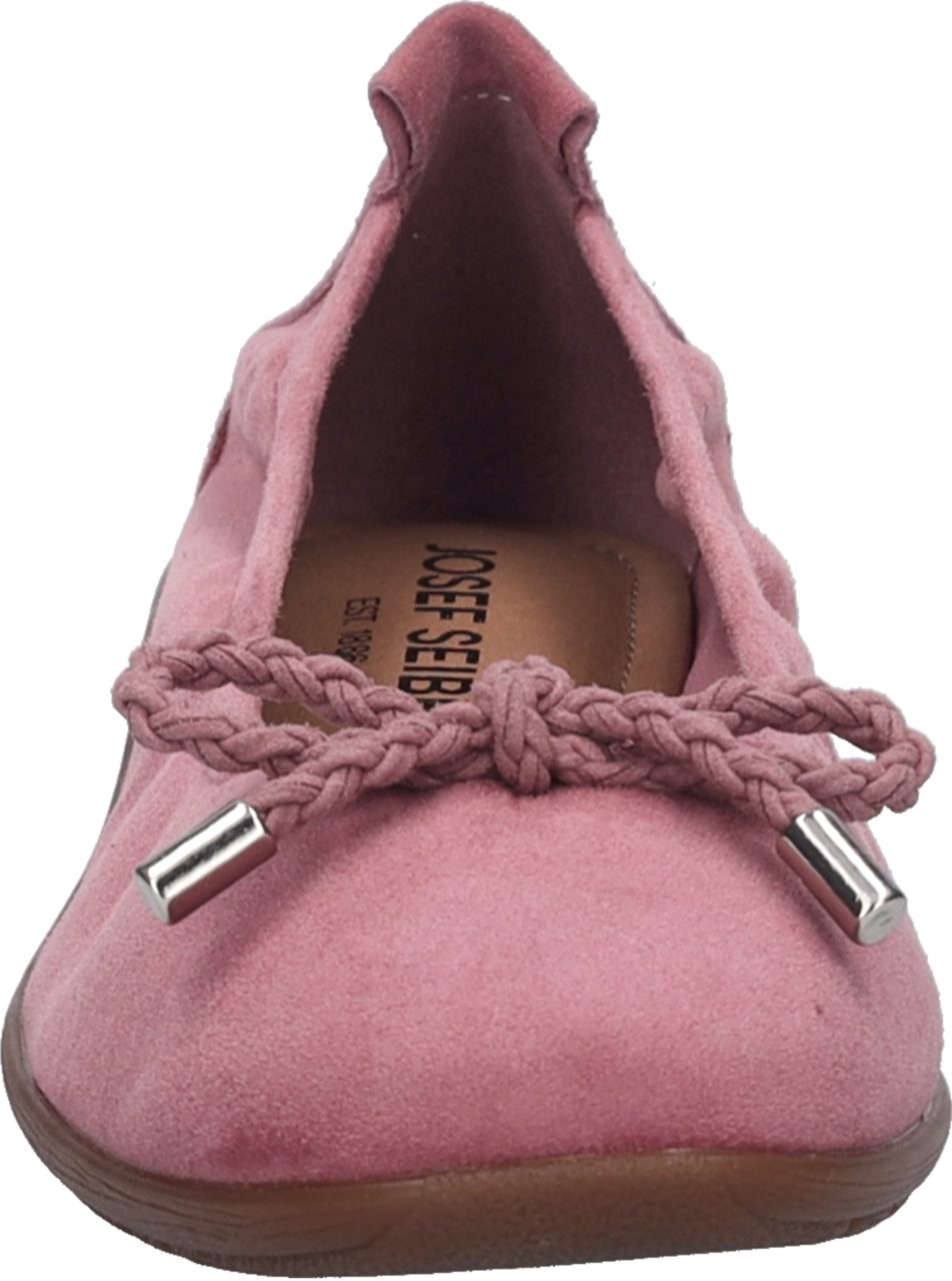 Josef Seibel Fenja 09 Ballerina Schlupfschuh, Businessschuh, Komfortschuh mit Kordel-Schleife, G-Weite