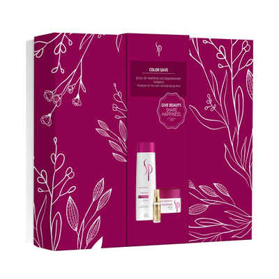 Wella SP Haarpflege-Set Color Save Gift Box - Shampoo 250 ml + Mask 200 ml + Luxe Oil 30 ml