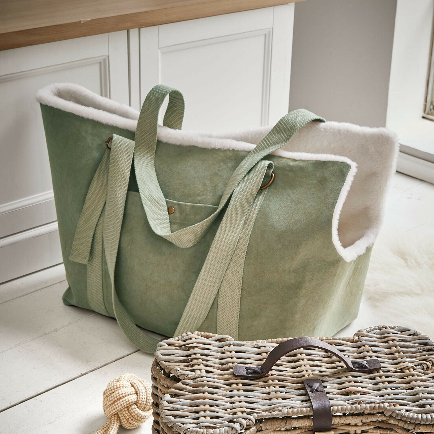Mirabeau Tiertransporttasche Haustiertasche Lunapet braun/creme