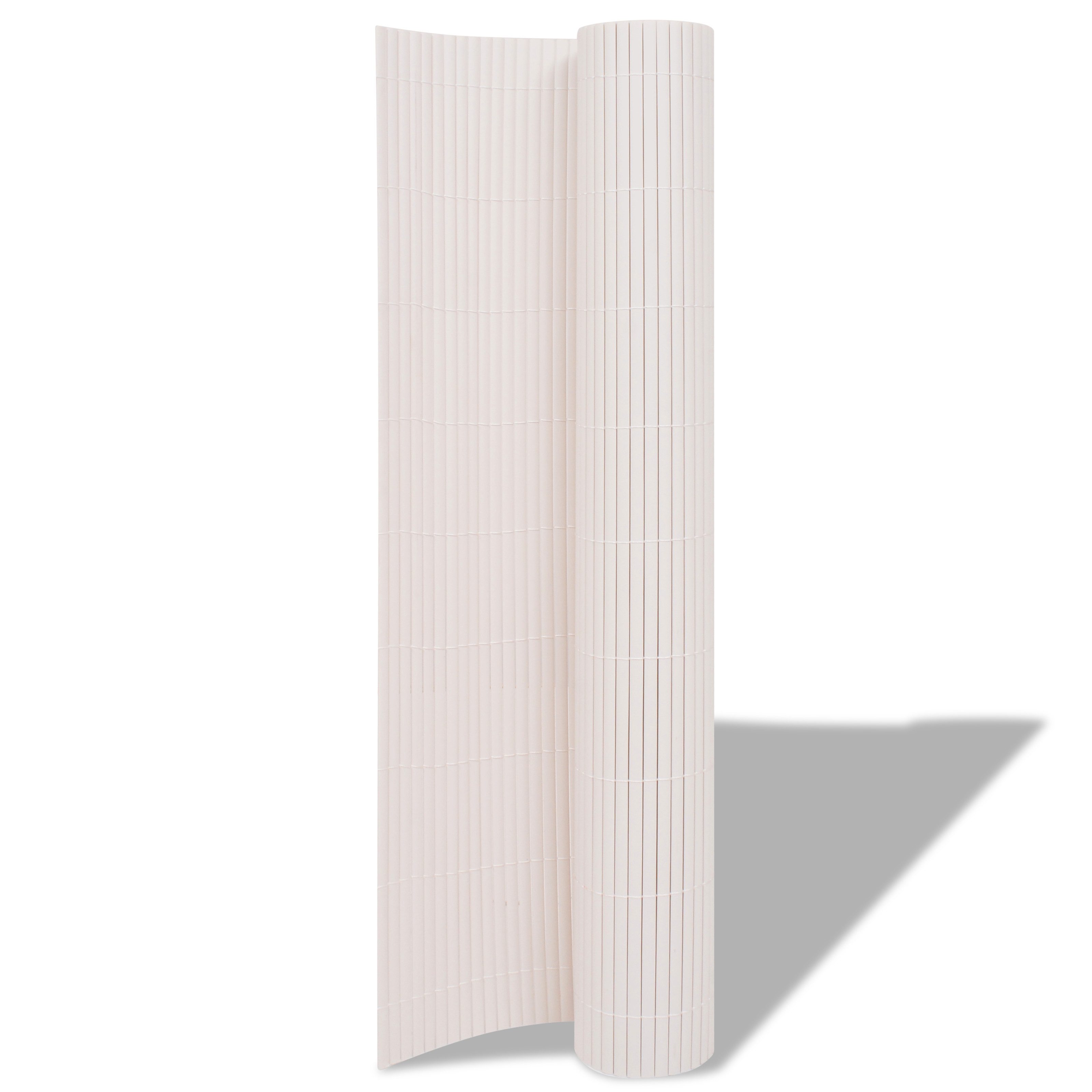 vidaXL Gartenzaun Gartenzaun Doppelseitig PVC 150x300 günstig online kaufen