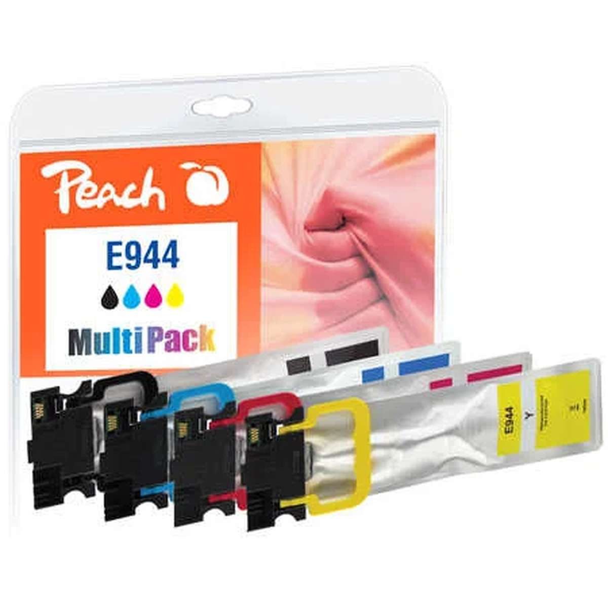 Peach PI200-786 Druckerpatrone 4 Stück(e) Kompatibel Schwarz, Cyan, Magenta Tintenpatrone
