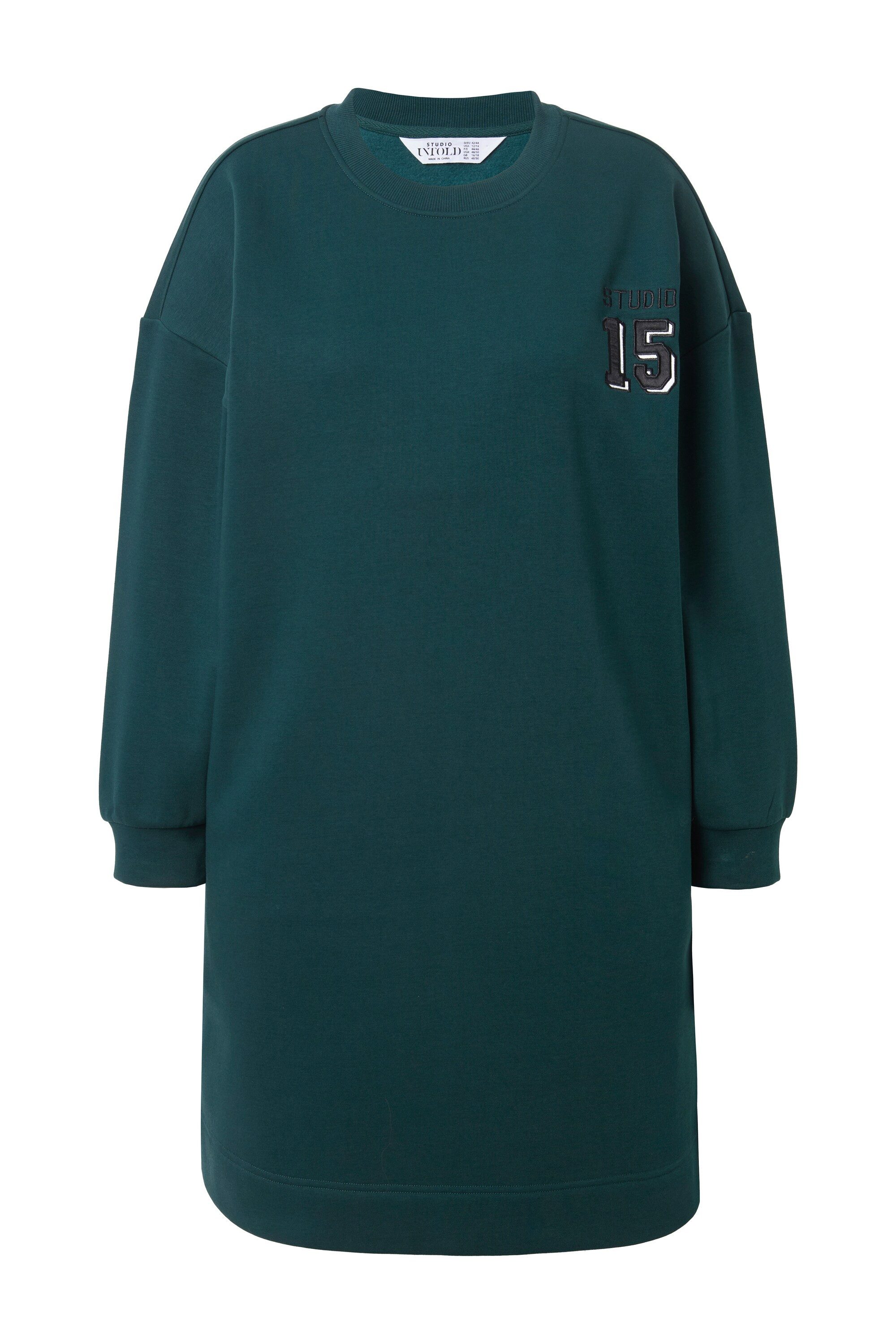Jerseykleid Sweat-Midikleid oversized