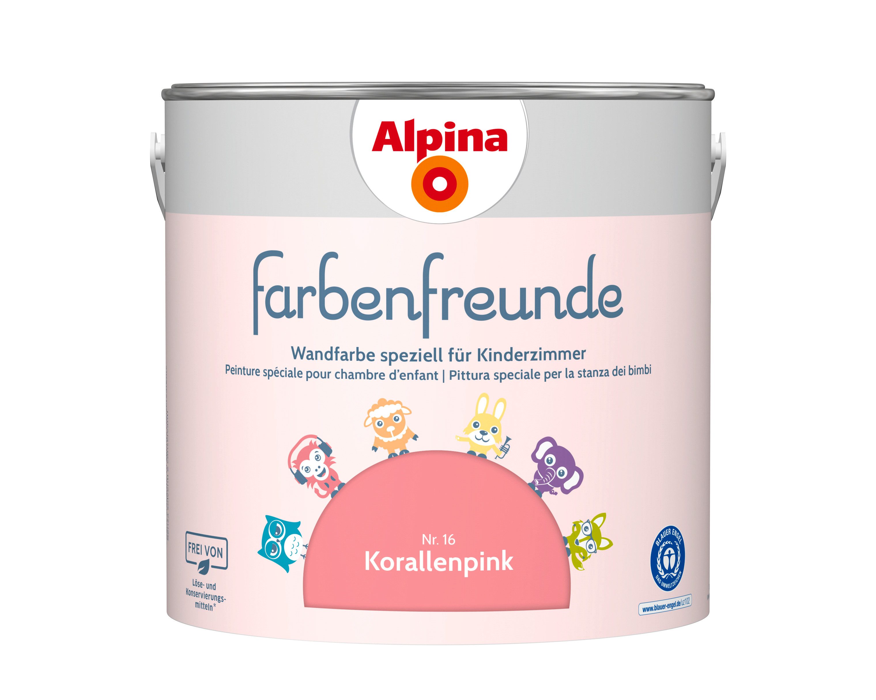 Alpina Wandfarbe Farbenfreunde 2,5 Liter matt
