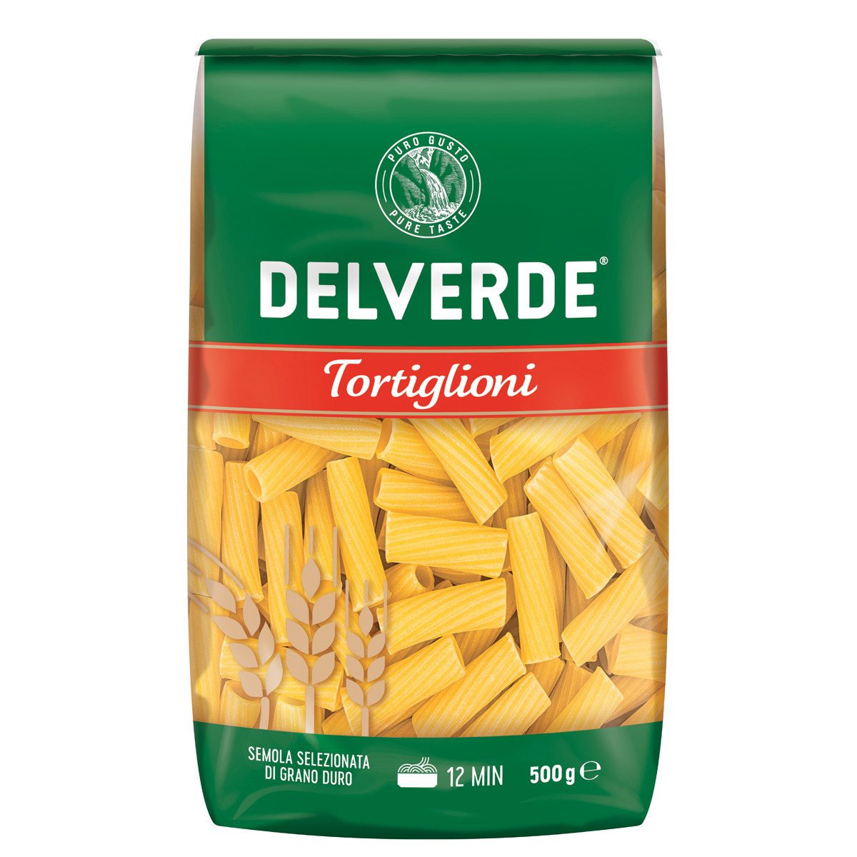 DELVERDE Nudeln, Delverde Tortiglioni Pasta Semdla Selezionata Di Grand Duro 500g