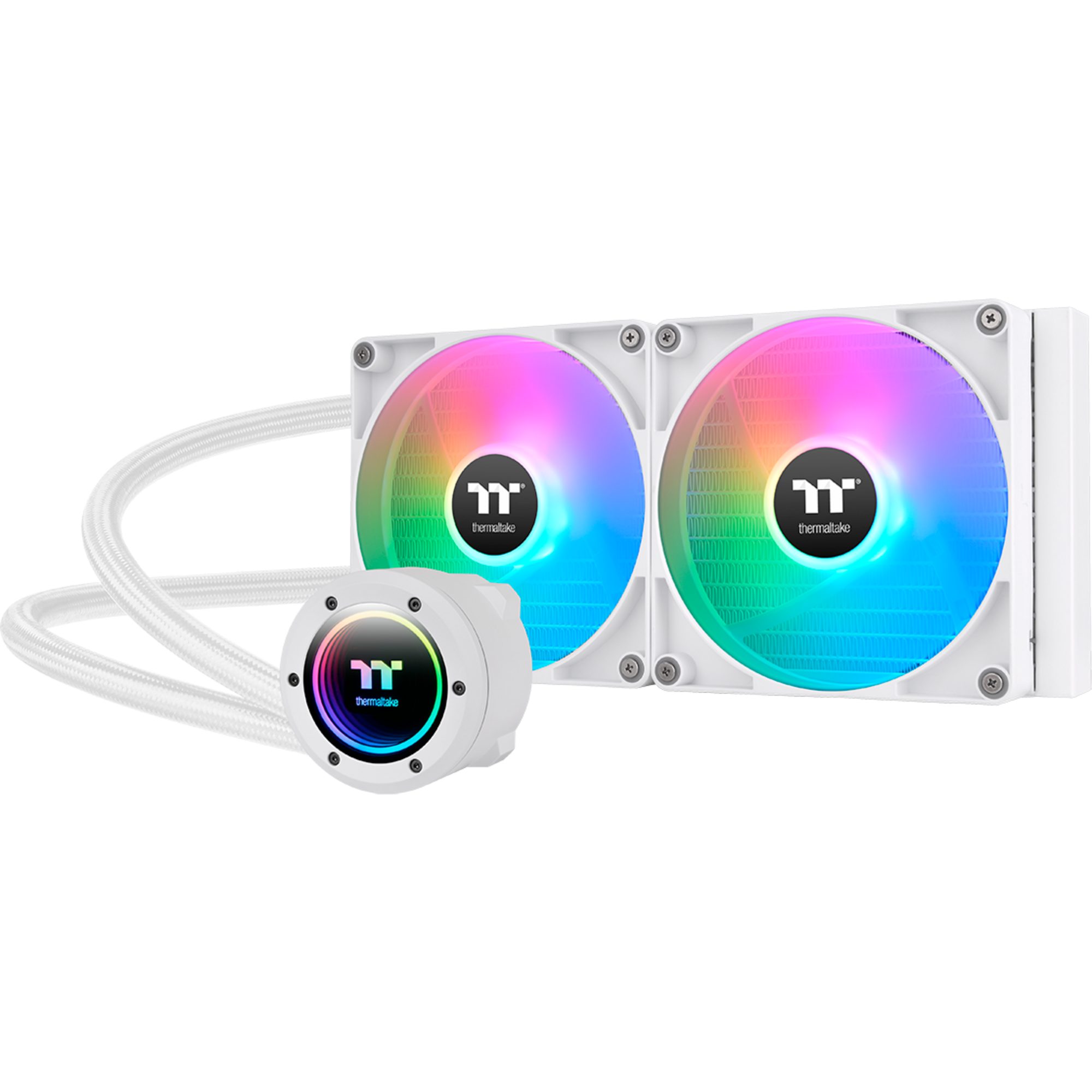 Thermaltake CPU Kühler Thermaltake TH280 V2 ARGB Sync AIO Liquid Cooler Snow Edition