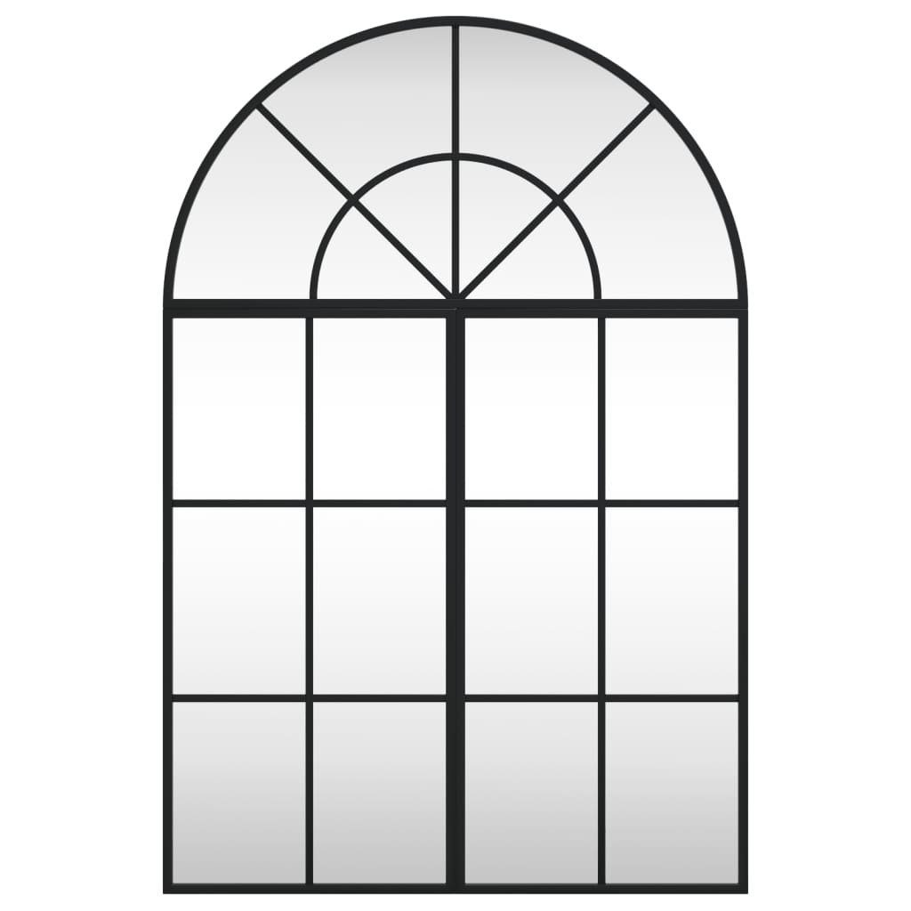 vidaXL Spiegel Wandspiegel Schwarz 60x90 cm günstig online kaufen