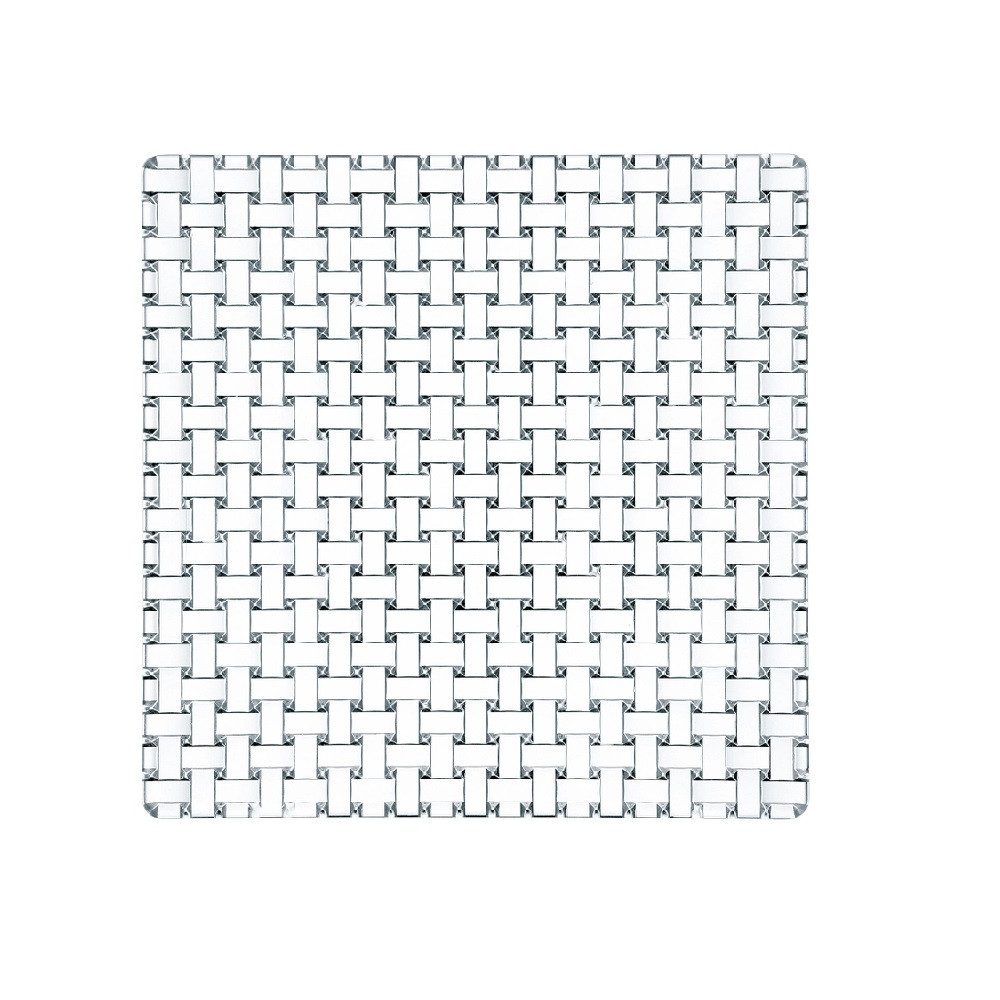 Nachtmann Servierplatte Nachtmann Bossa Nova Platte Quadratisch 28 cm, Kristallglas, (Set)