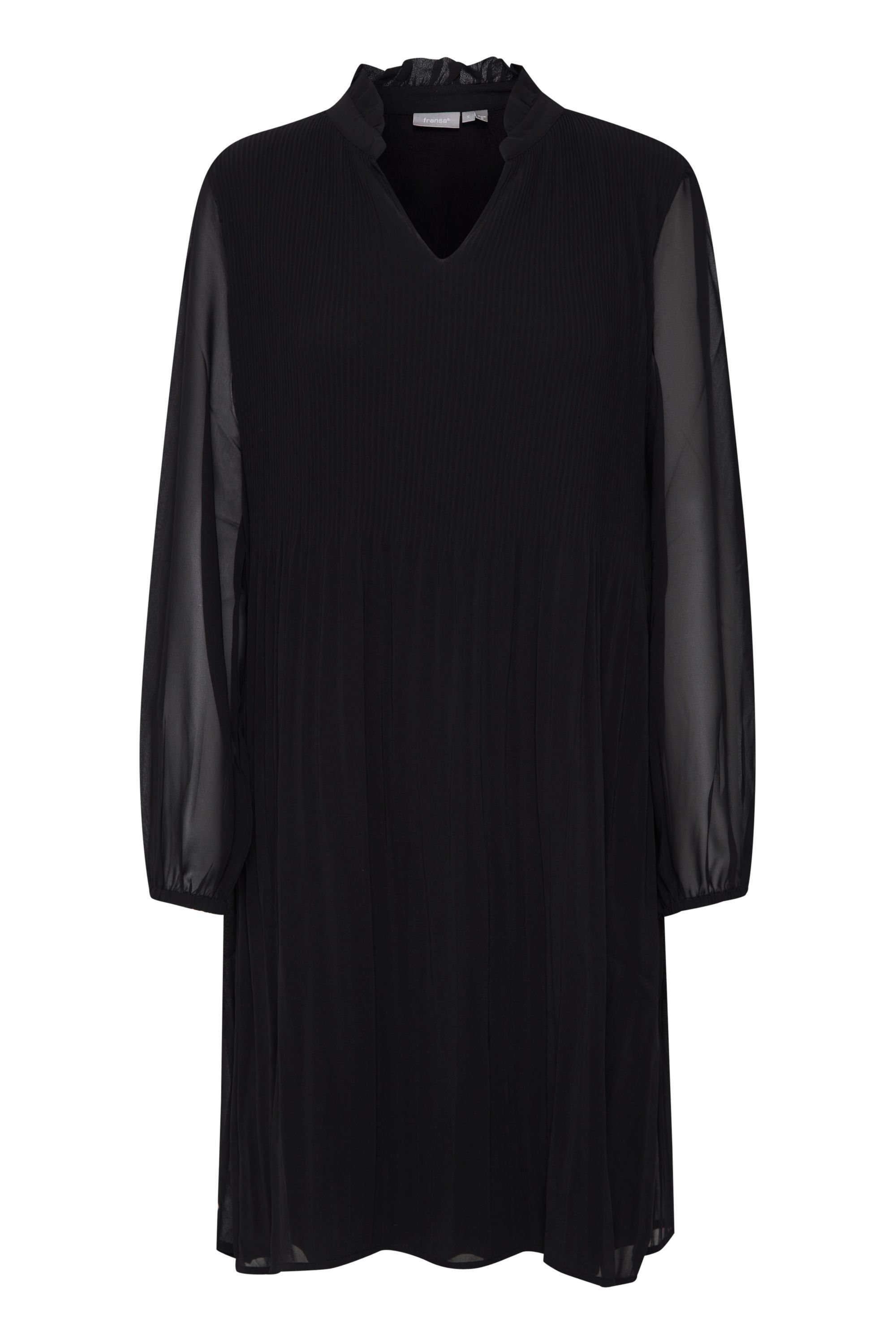 fransa Blusenkleid Fransa FRDAJAPLISSE 2 20609988 Black - Dress
