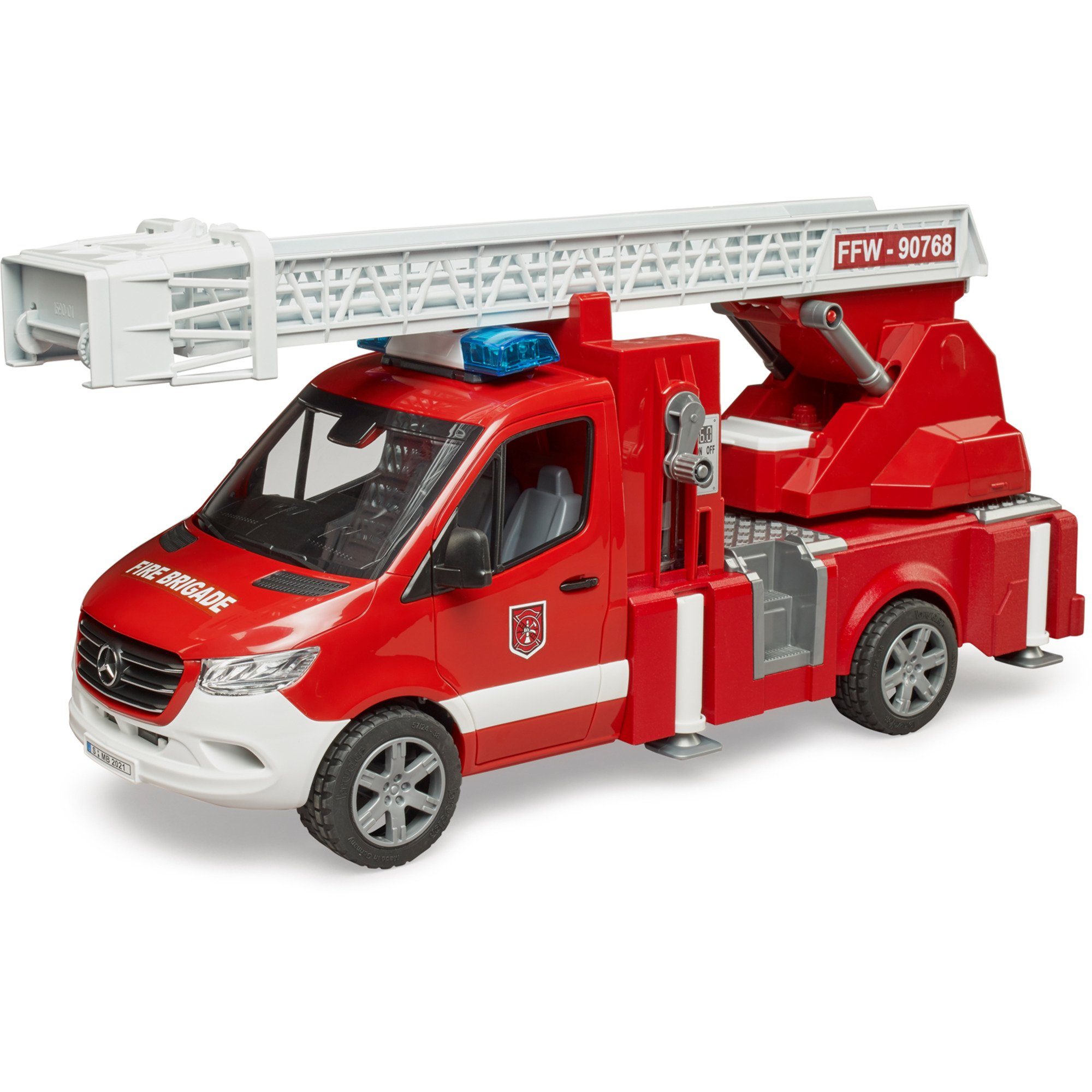 Bruder® Light Modellauto mit Feuerwehr MB bruder Sound Sprinter &