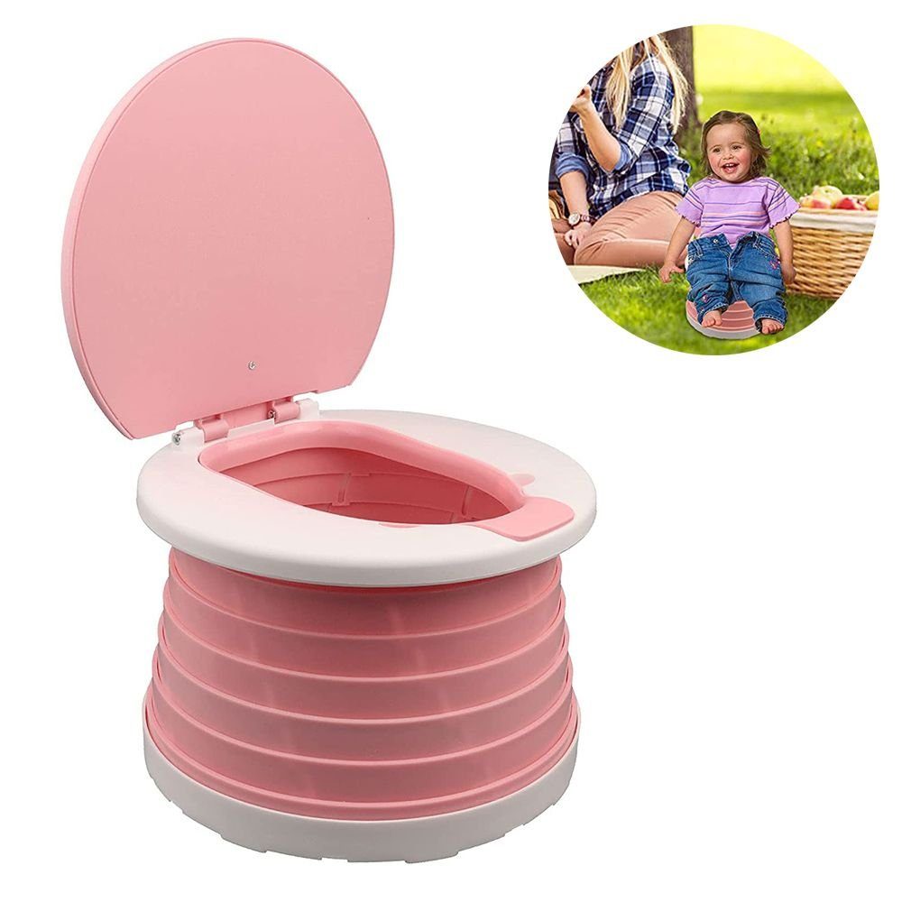 Lubgitsr Töpfchen Zusammenklappbarer Toilettensitz für Kinder