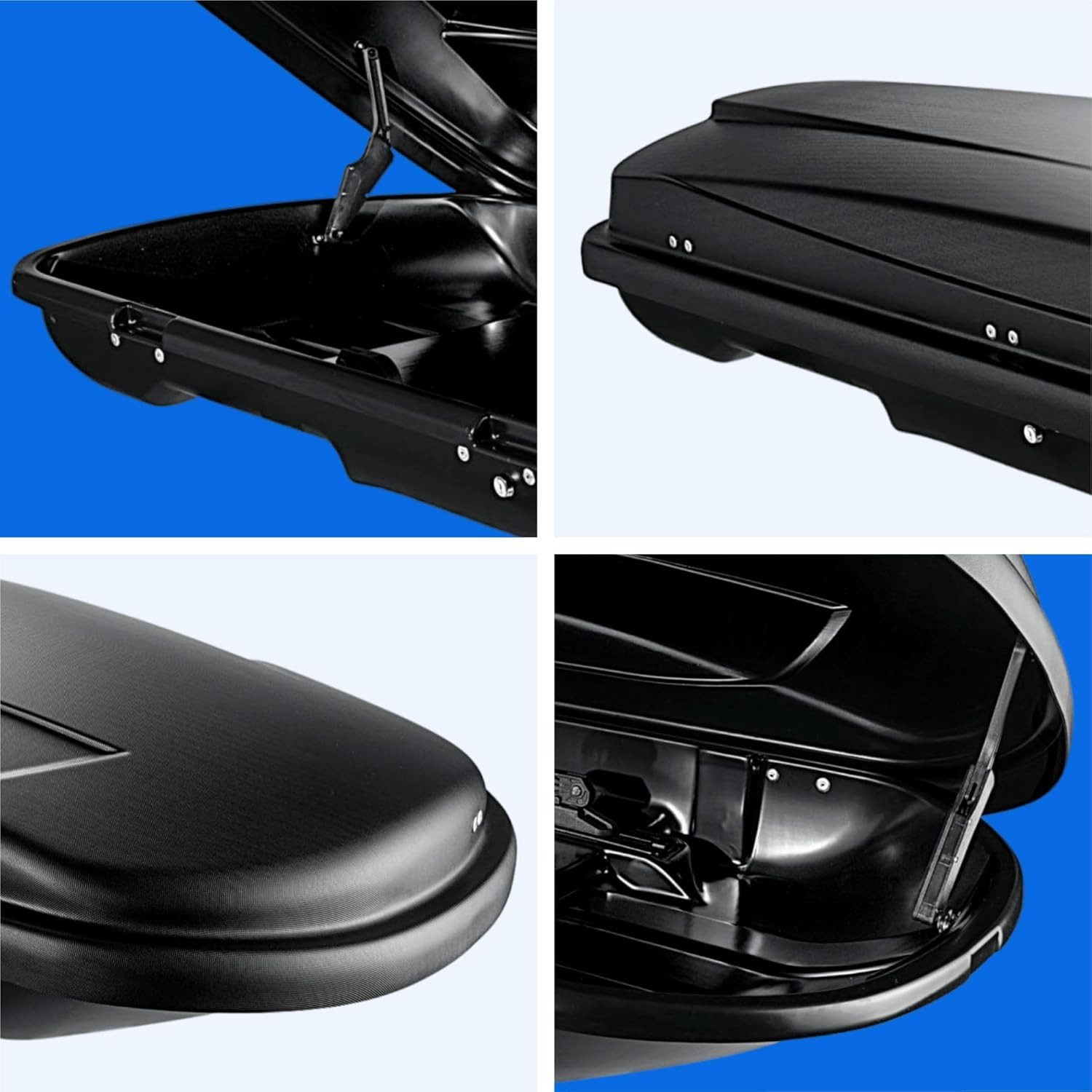 VDP Dachbox, (Für Ihren Audi Q7 (4L) (5Türer) 2006-2015 mit anliegender Reling)