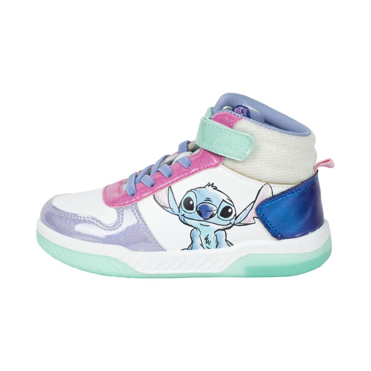 Disney Stitch Kinder Freizeitschuhe mit Licht sportliche Schuhe Schule Sneaker (Packung)