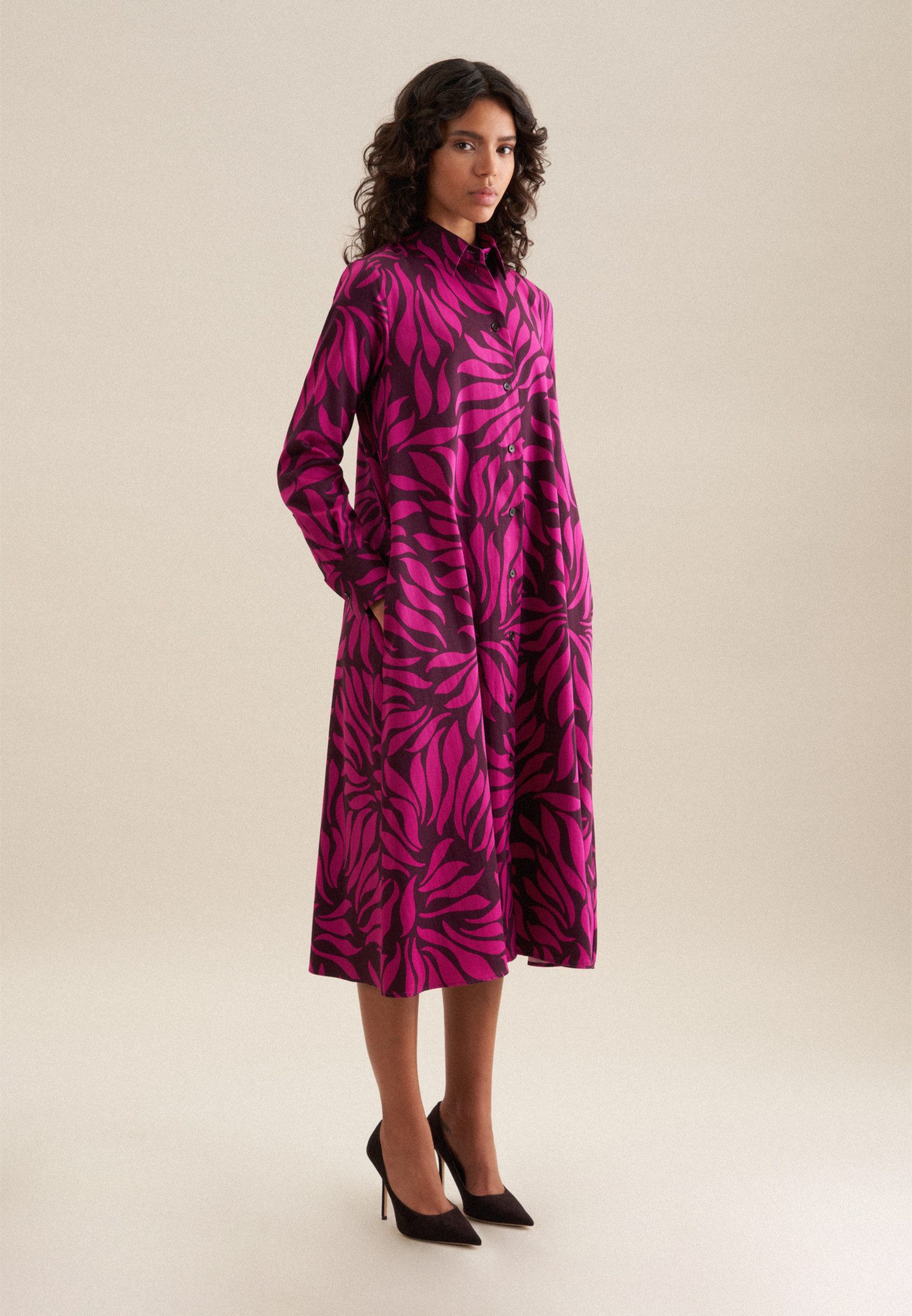 Sommerkleid Schwarze Rose