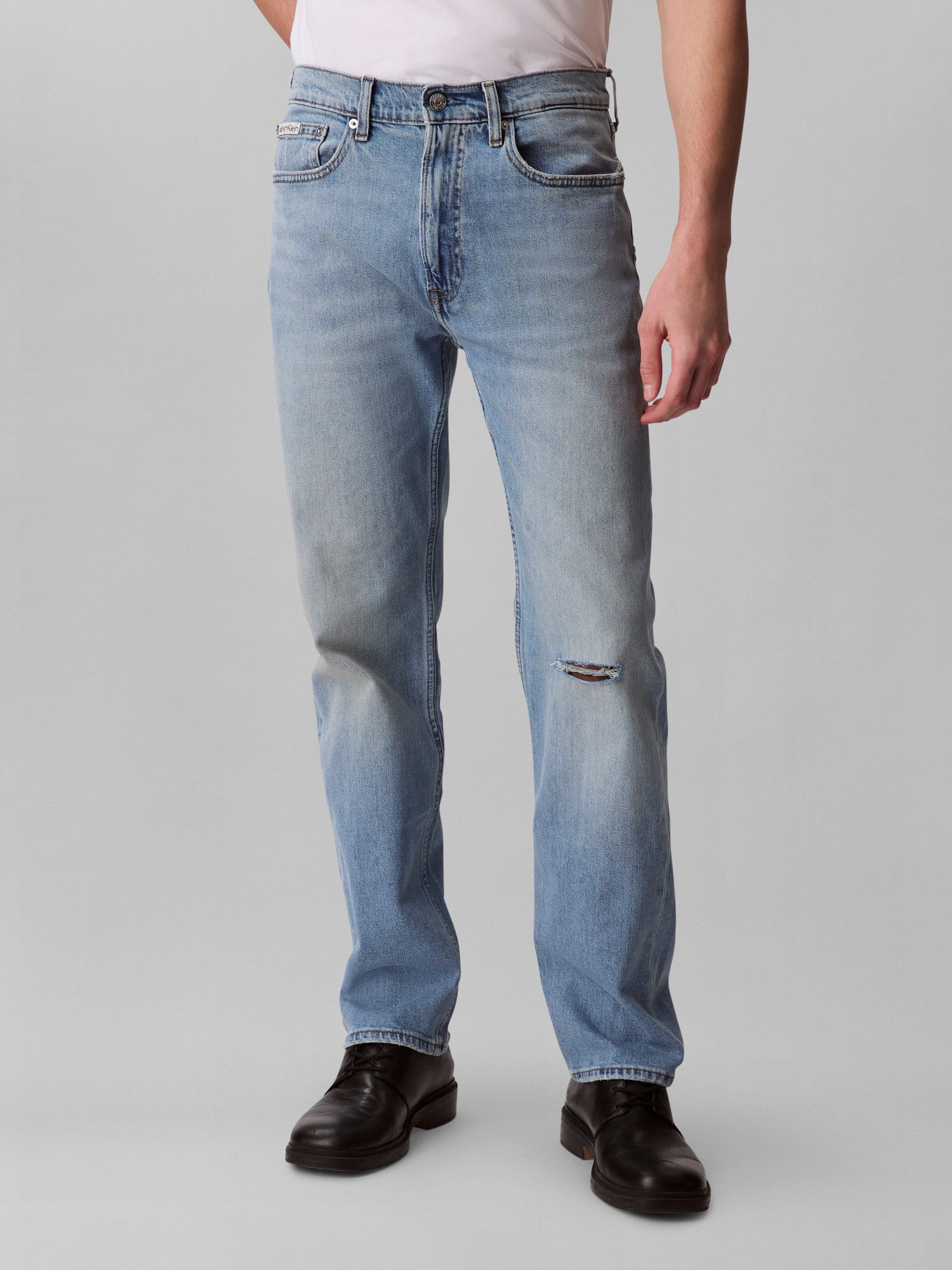 Calvin Klein Jeans Straight-Jeans STNDRD STRGHT ABNER JEAN Mit Gürtelschlau günstig online kaufen