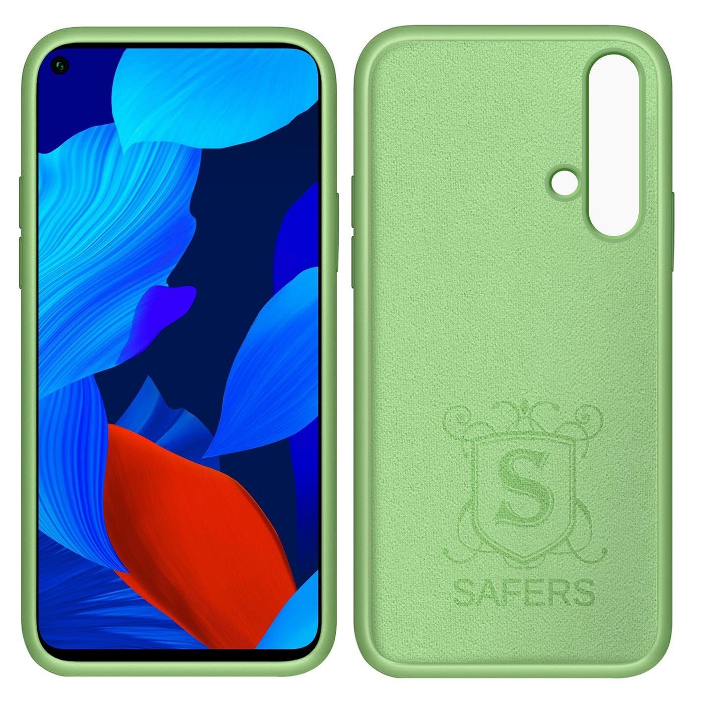 CoolGadget Handyhülle Silikon Colour Series Slim Case für Huawei Nova 5T 6,26 Zoll, Hülle weich Handy Cover für Huawei Nova 5T Schutzhülle