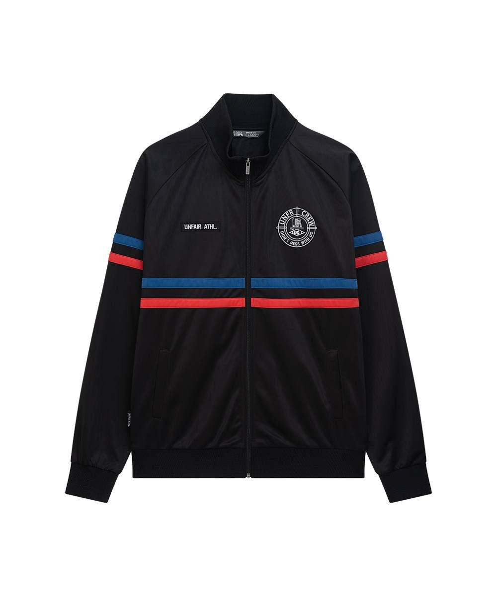 Unfair Athletics Trainingsjacke Jacke Unfair DMWU Tracktop Tricolore-Design