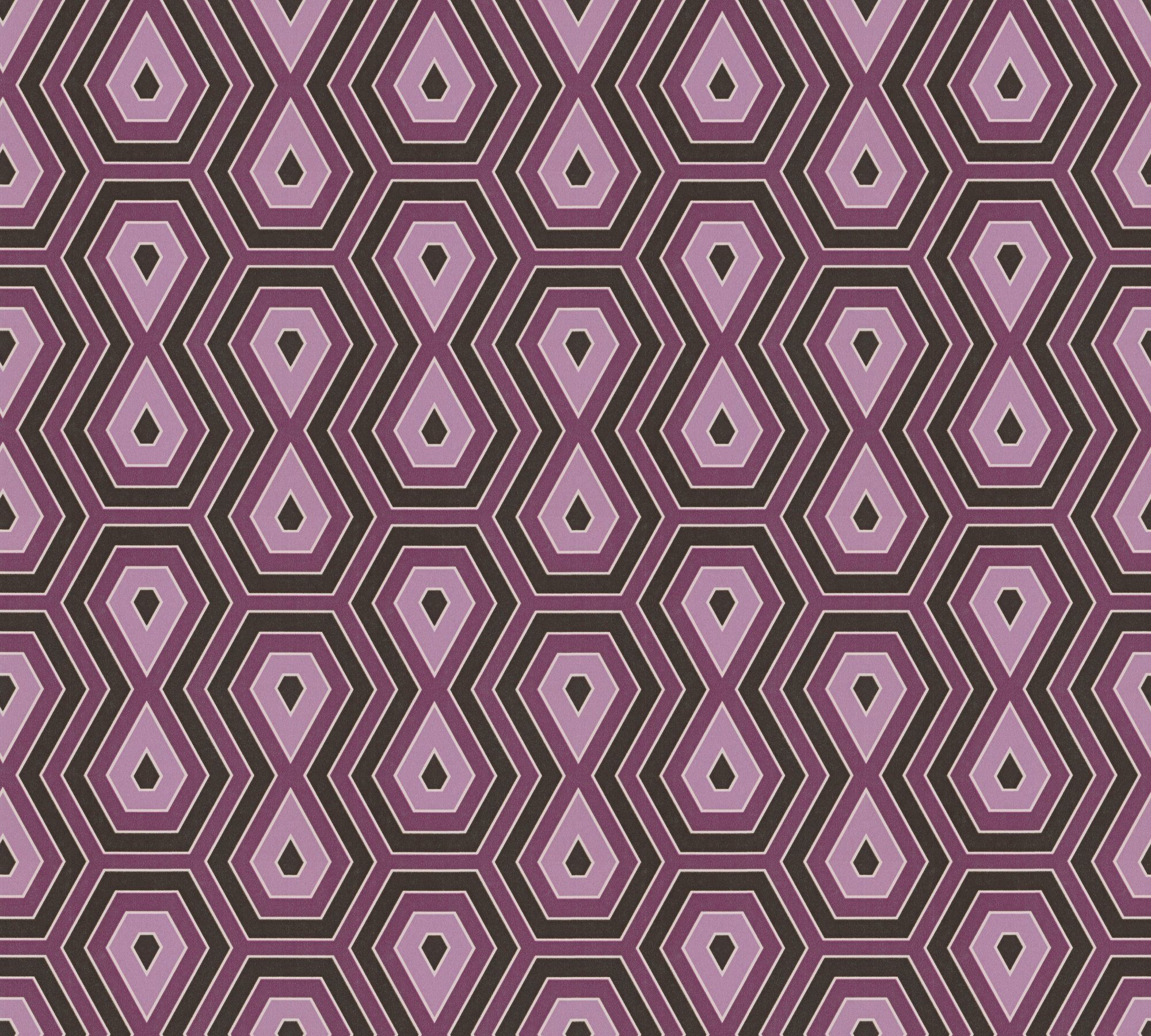 Architects Paper Vliestapete Jungle Chic, glatt, Retro, geometrisch, grafisch, Geometrische Tapete Retro Vintage Tapeten Wohnzimmer Schlafzimmer Flur