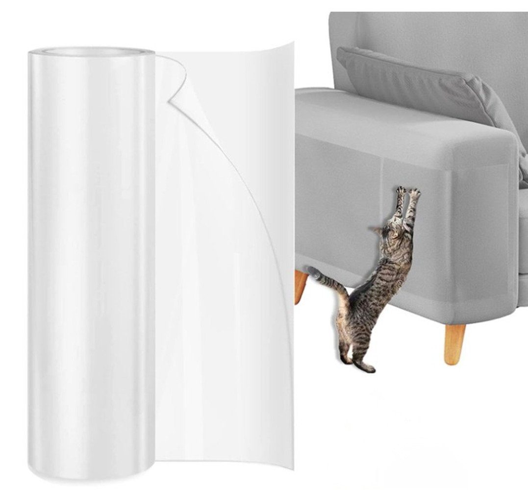 Kratzbaum 2/4 Stück Kratzschutz Katze Tape 3m x 20cm, Kratzschutz Sofa Katze Pad