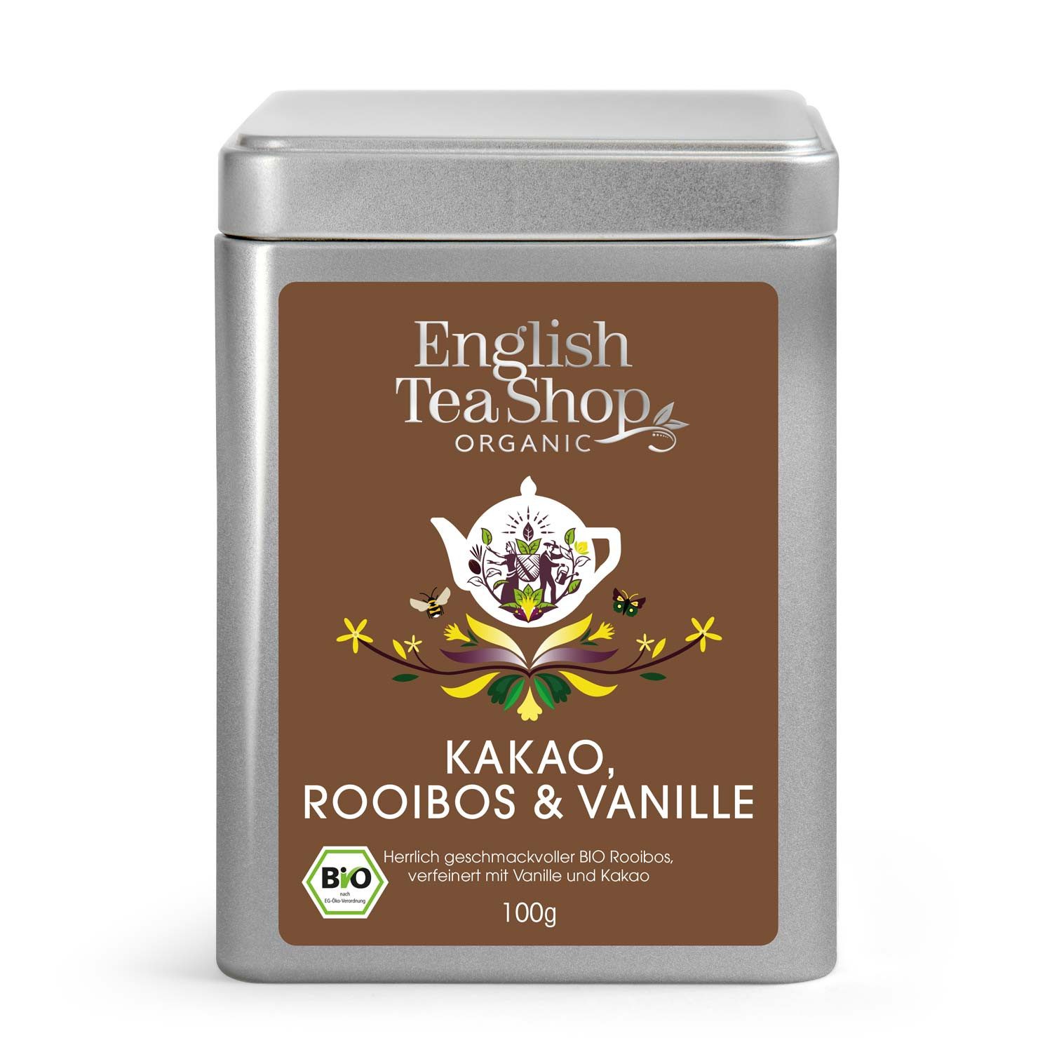 English Tea Shop Tee Kakao Rooibos & Vanille, BIO, Loser Tee, 100g Dose