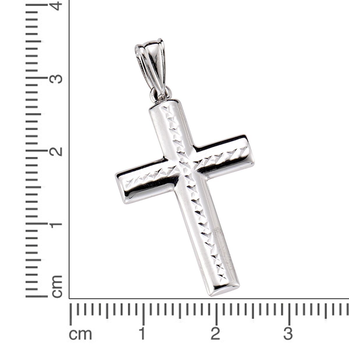 Vivance Kettenanhänger 925 Silber rhodiniert Kreuz günstig online kaufen