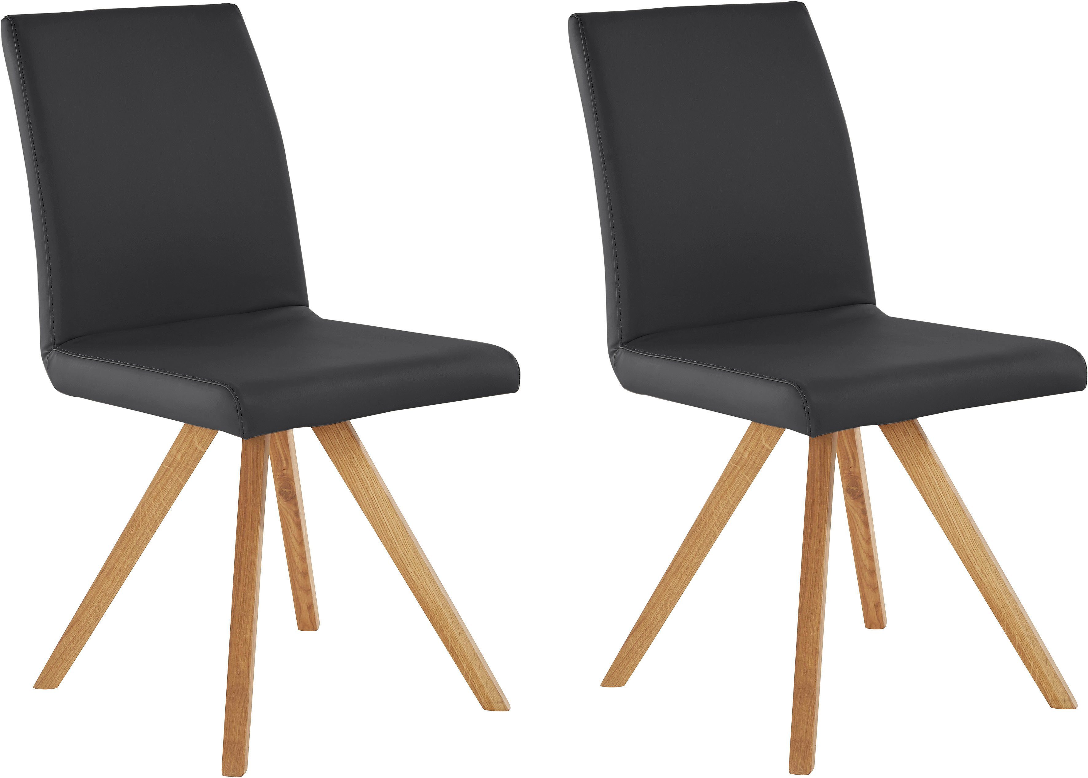 Home affaire Schalenstuhl Rio (Set, 2 St), Bezug in Kunstleder oder Struktu günstig online kaufen