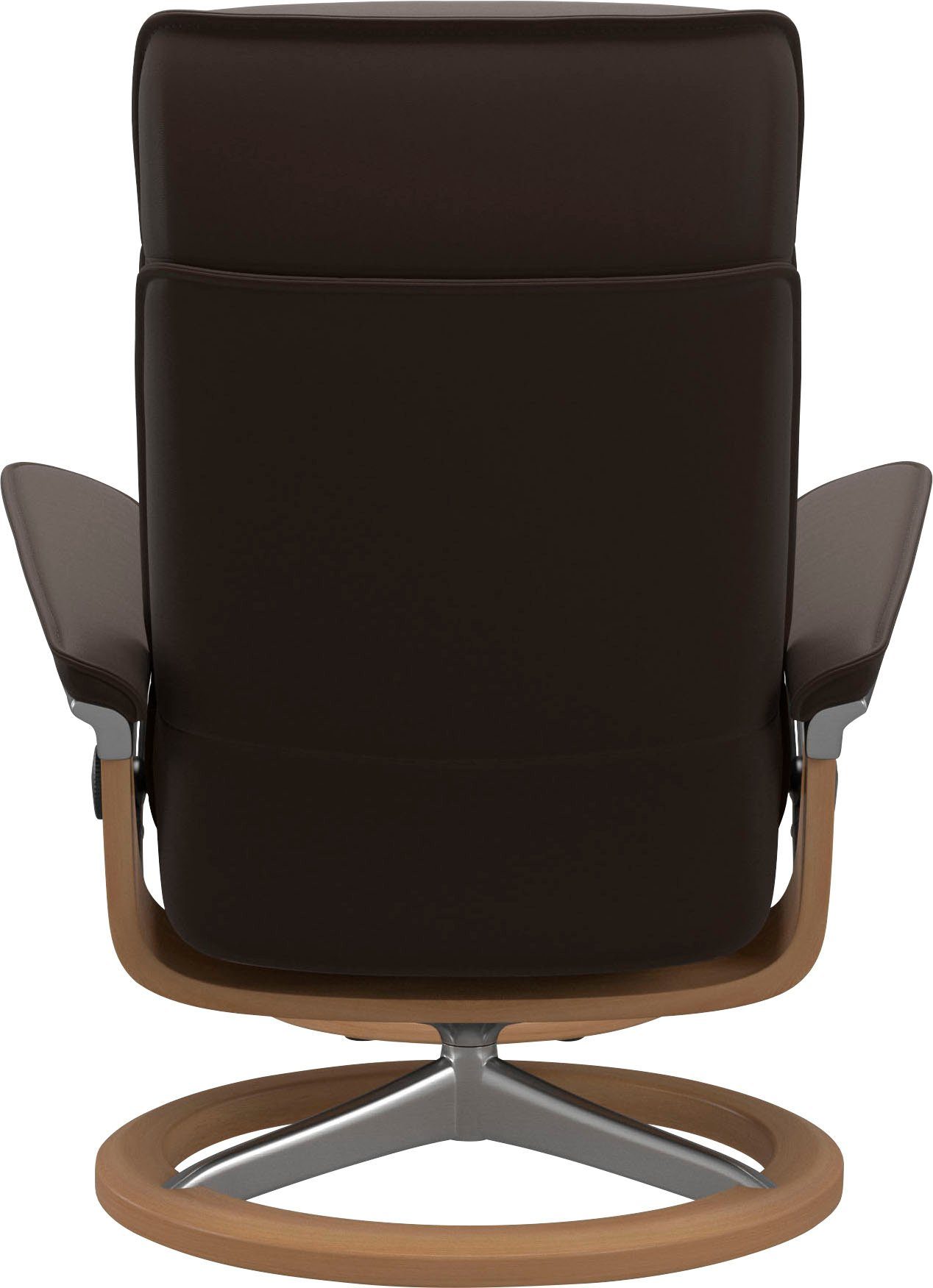 Stressless® Relaxsessel Admiral (Set, Relaxsessel inkl. Hocker), mit Signature Base, Größe M & L, Gestell Eiche