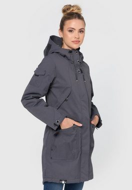 Navahoo Outdoorjacke Pfefferschote moderne Damen Übergangsjacke mit Kapuze