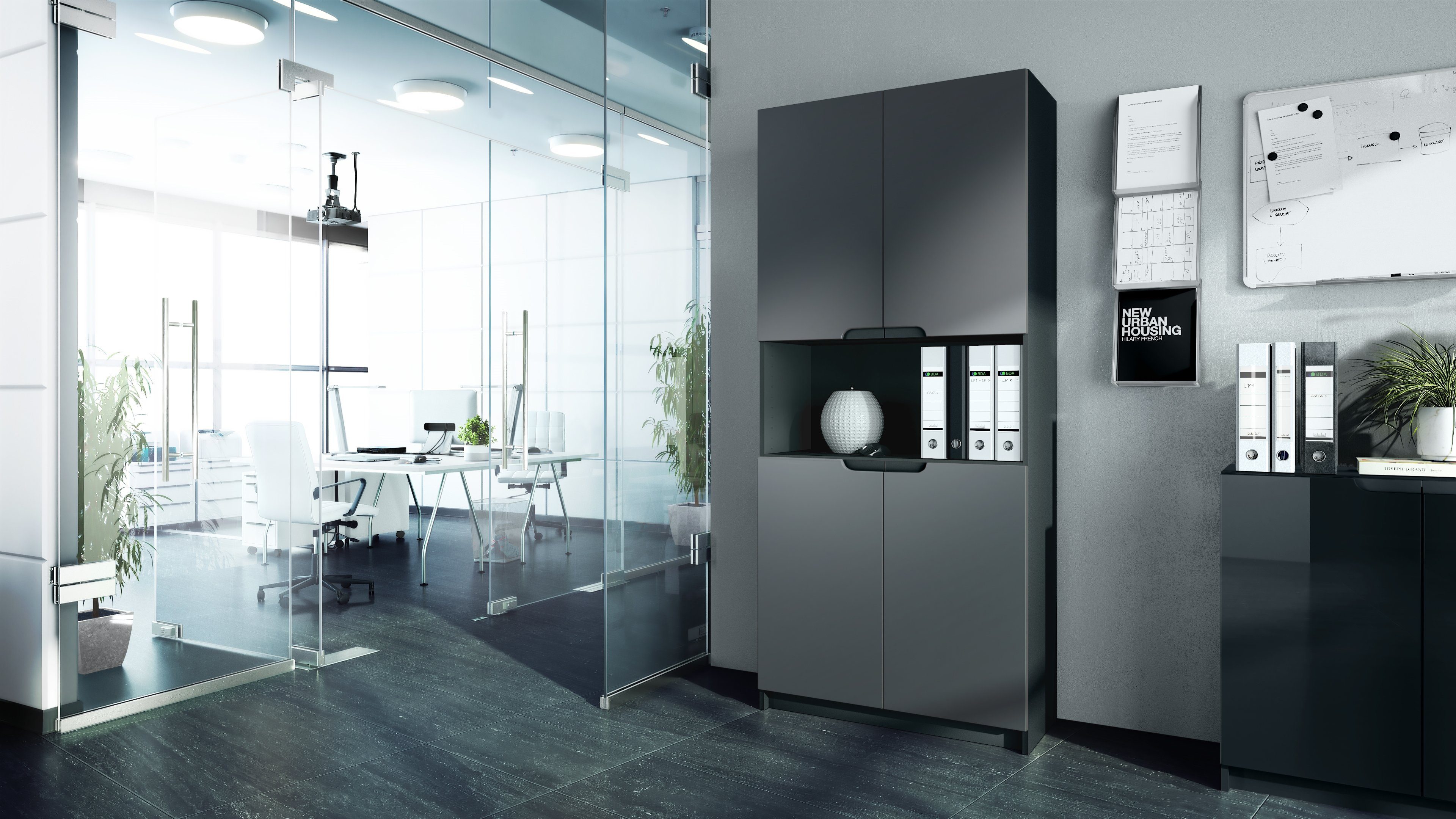 Vladon Aktenschrank Logan V2 (Aktenschrank, mit günstig online kaufen