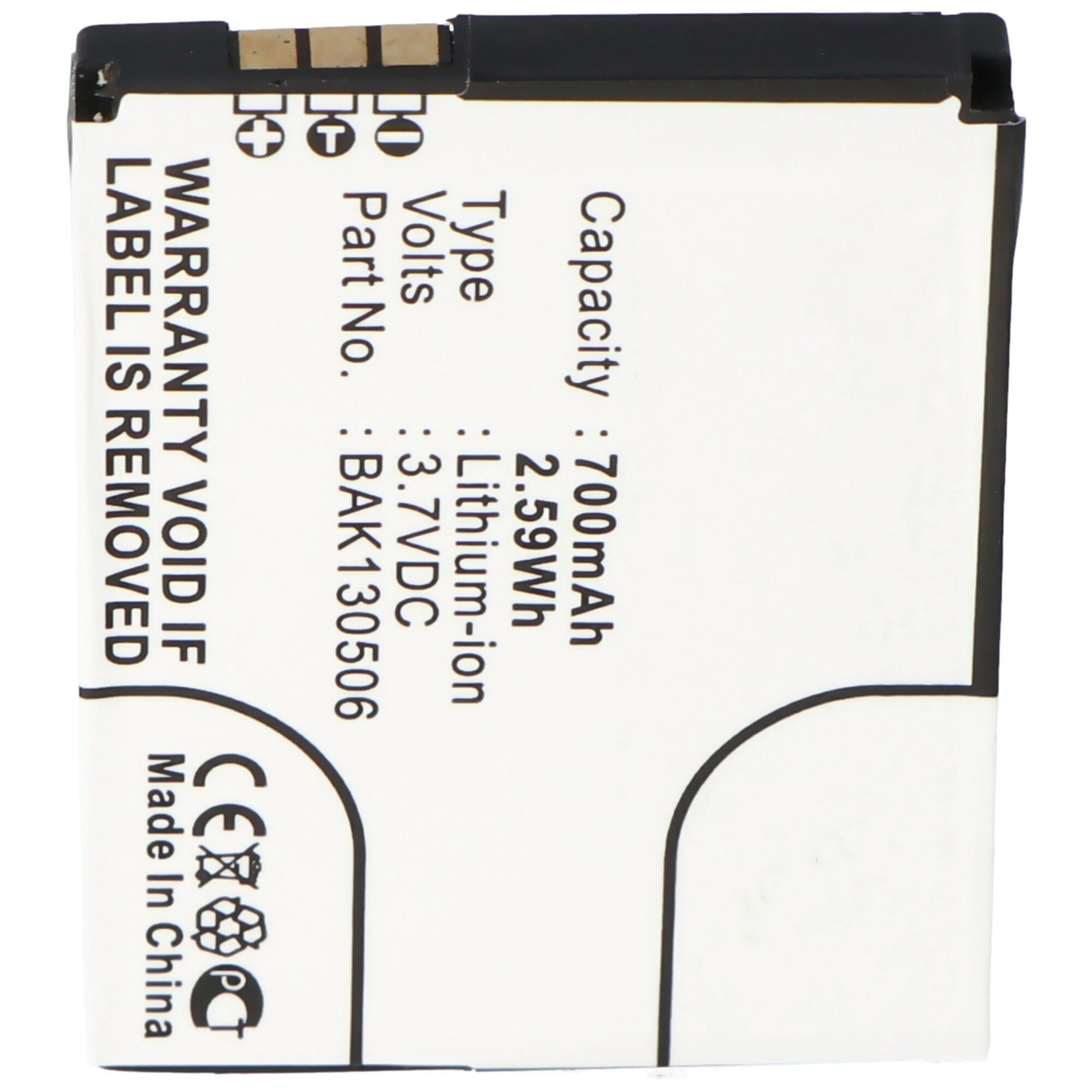 AccuCell AVM Fritz Fon M2 Nachbauakku 700mAh passend für Fritz! Fon M2 Akku FR Akku 700 mAh (3,7 V)