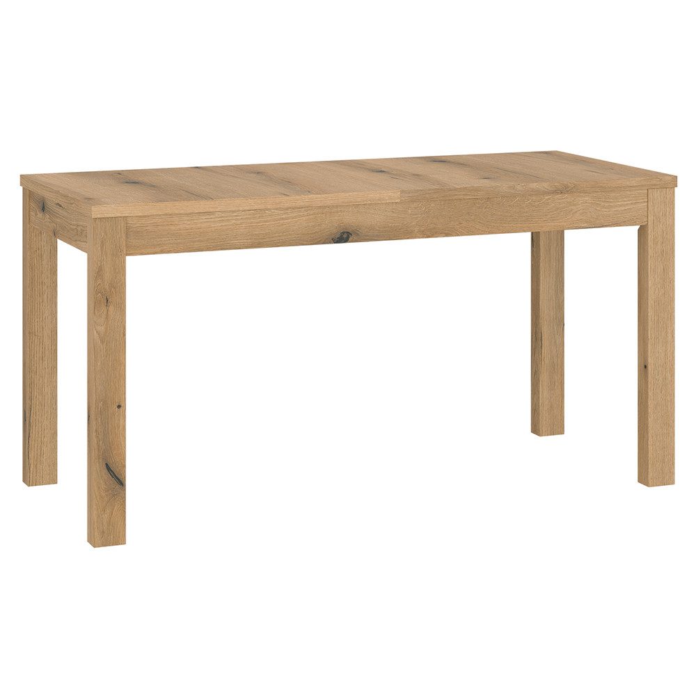Lomadox Esstisch CARMONA-129, in Eiche, ausziehbar, 160-200x90 cm