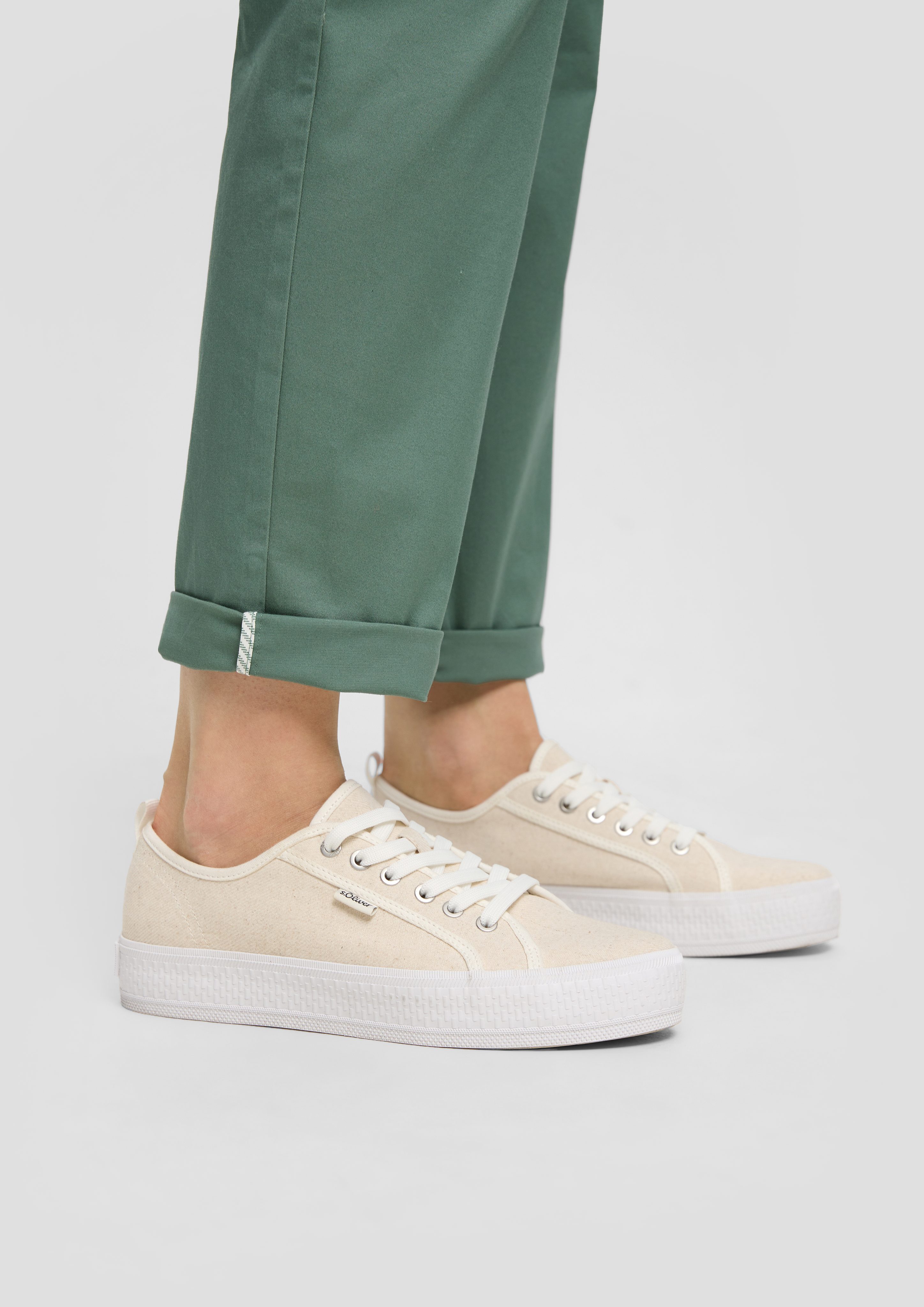 s.Oliver Stoffhose Chino mit Gürtel aus günstig online kaufen