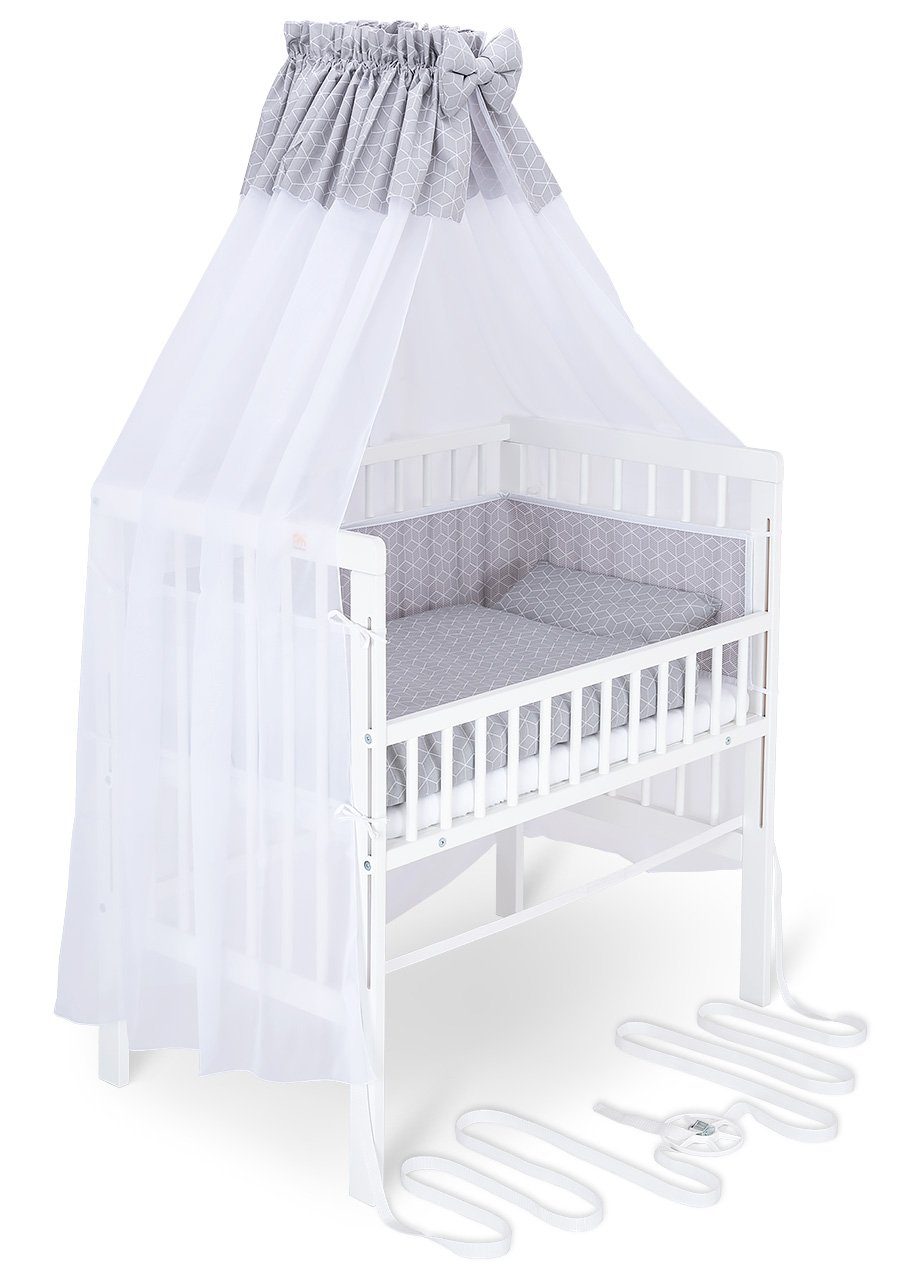 FabiMax Beistellbett Boxspring FIX, weiß lackiert, günstig online kaufen